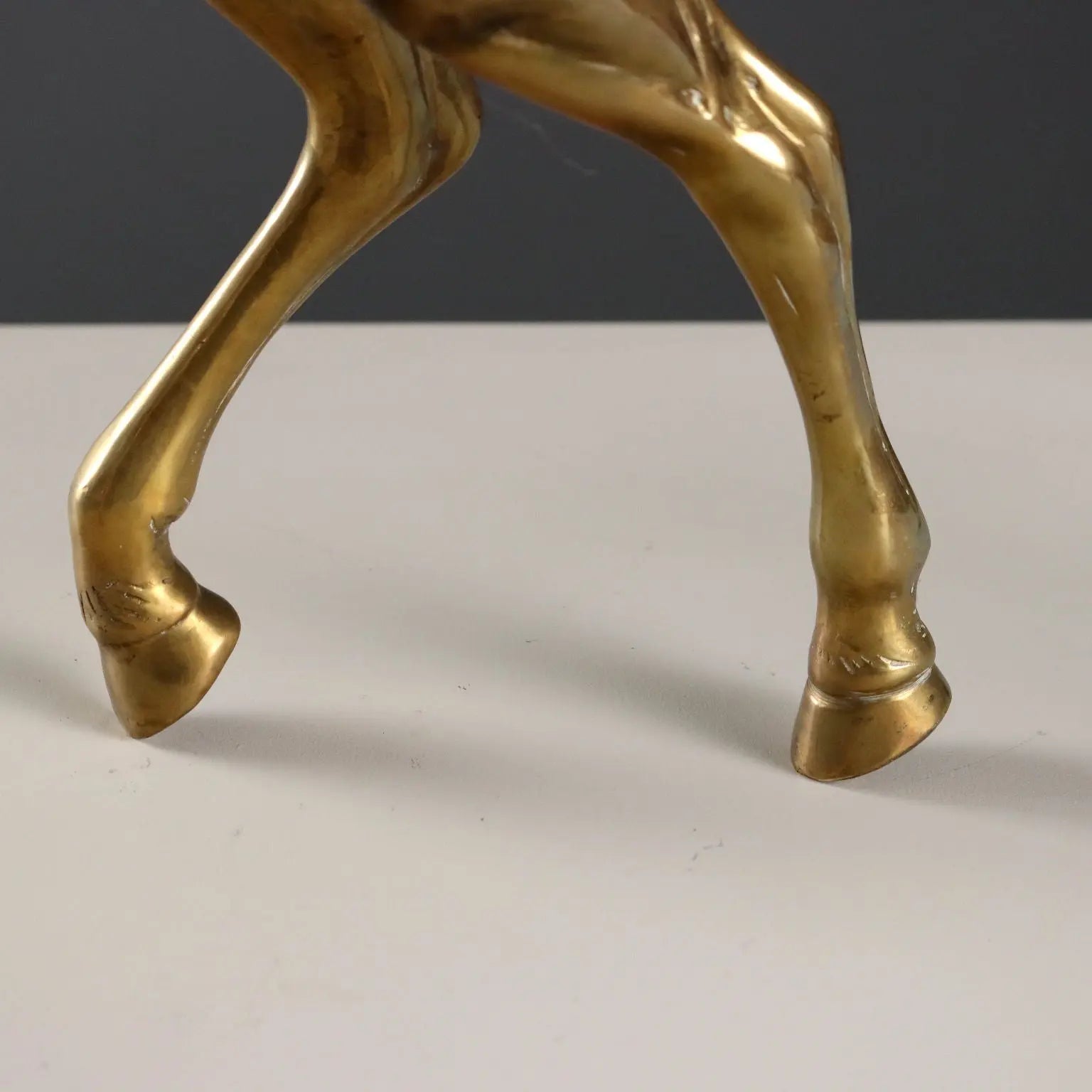 Modern Sculpture Trotting Horse Gilded Bronze Italy 1970s - Italy, 1970s-1980s | Antiques | Bronzes