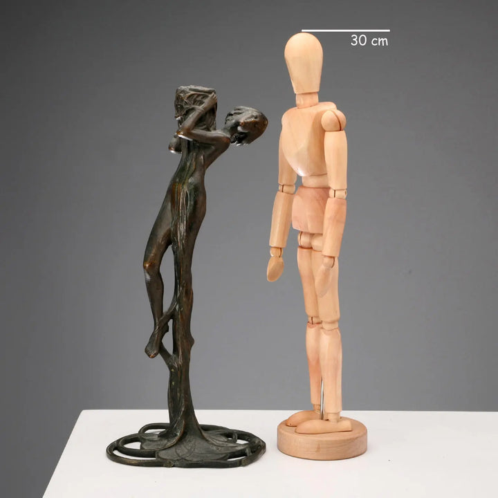 Antique Candle Holder Art Nouveau Bronze XIX-XX Century - Europe, XIX-XX Century | Antiques | Bronzes