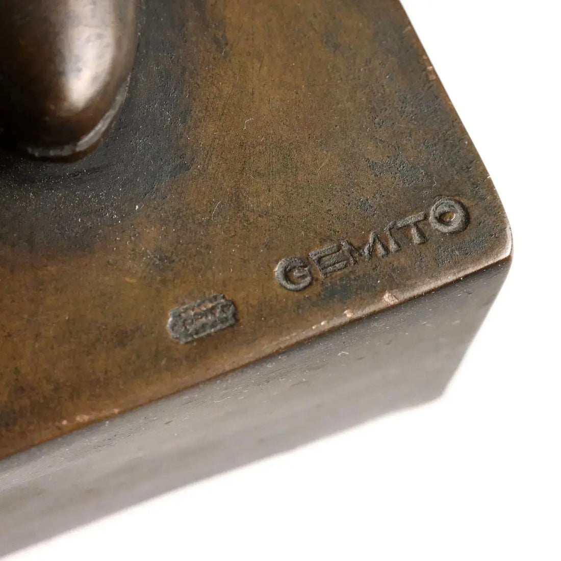 Antique Sculpture Bronze Painted Vincenzo Gemito XX Century