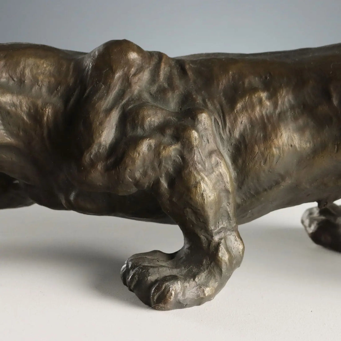 Modern Sculpture Bronze Panther Italy XX Century