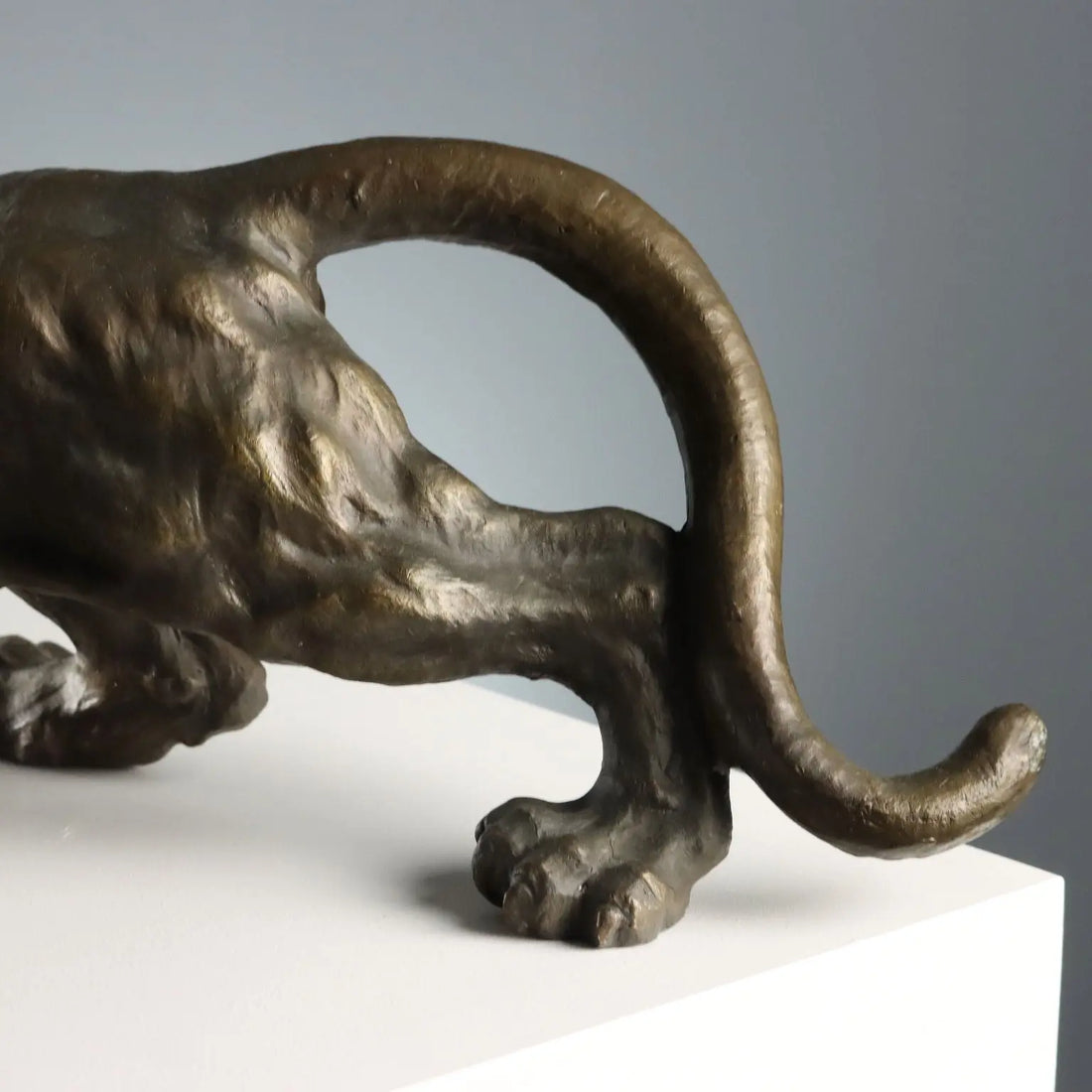 Modern Sculpture Bronze Panther Italy XX Century