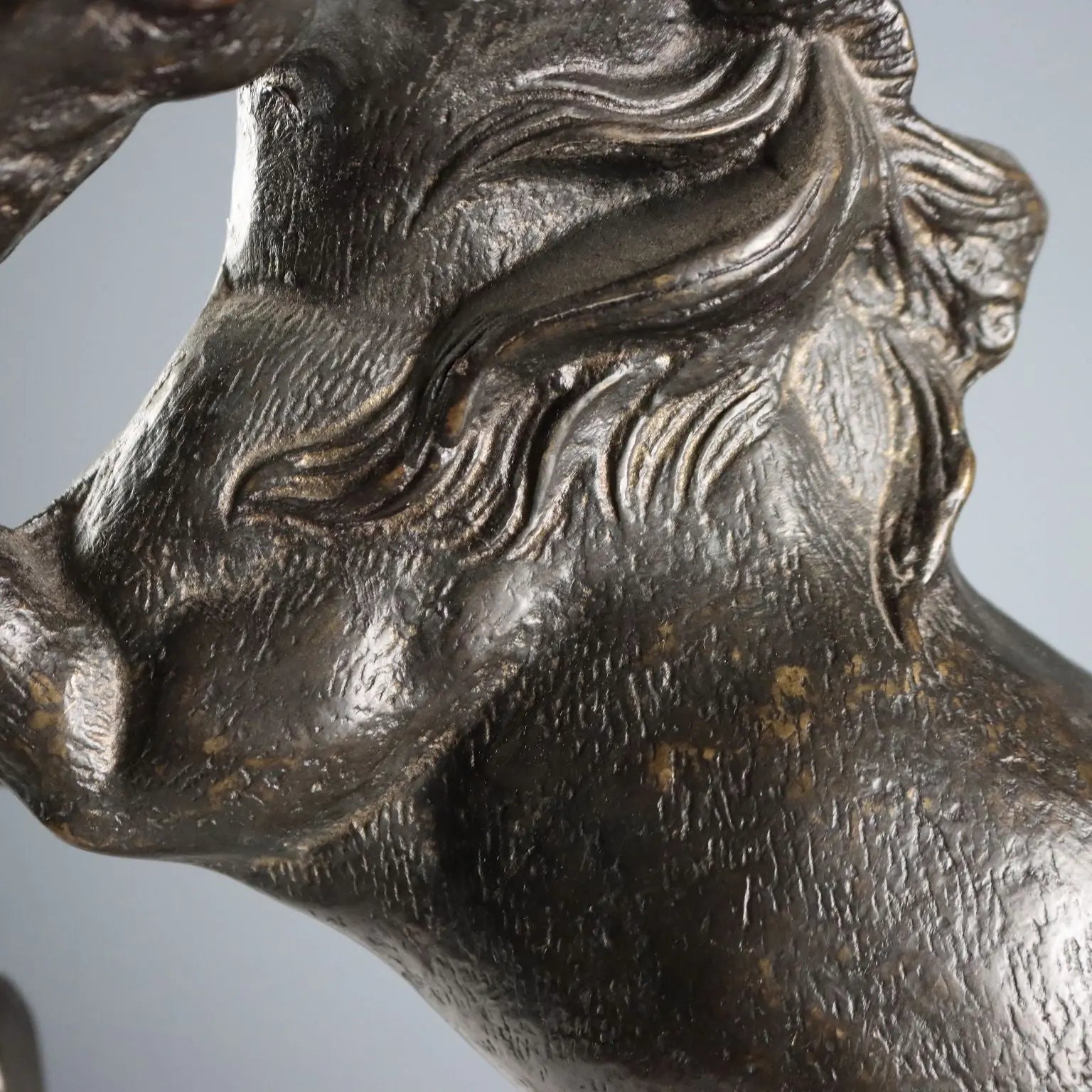 Antique Sculpture Bronze Horse Italy XX Century
