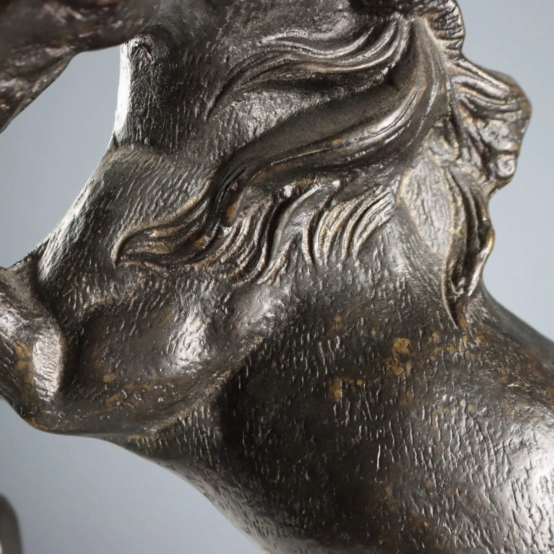 Antique Sculpture Bronze Horse Italy XX Century