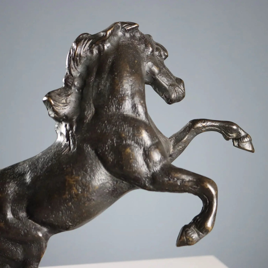 Antique Sculpture Bronze Horse Italy XX Century