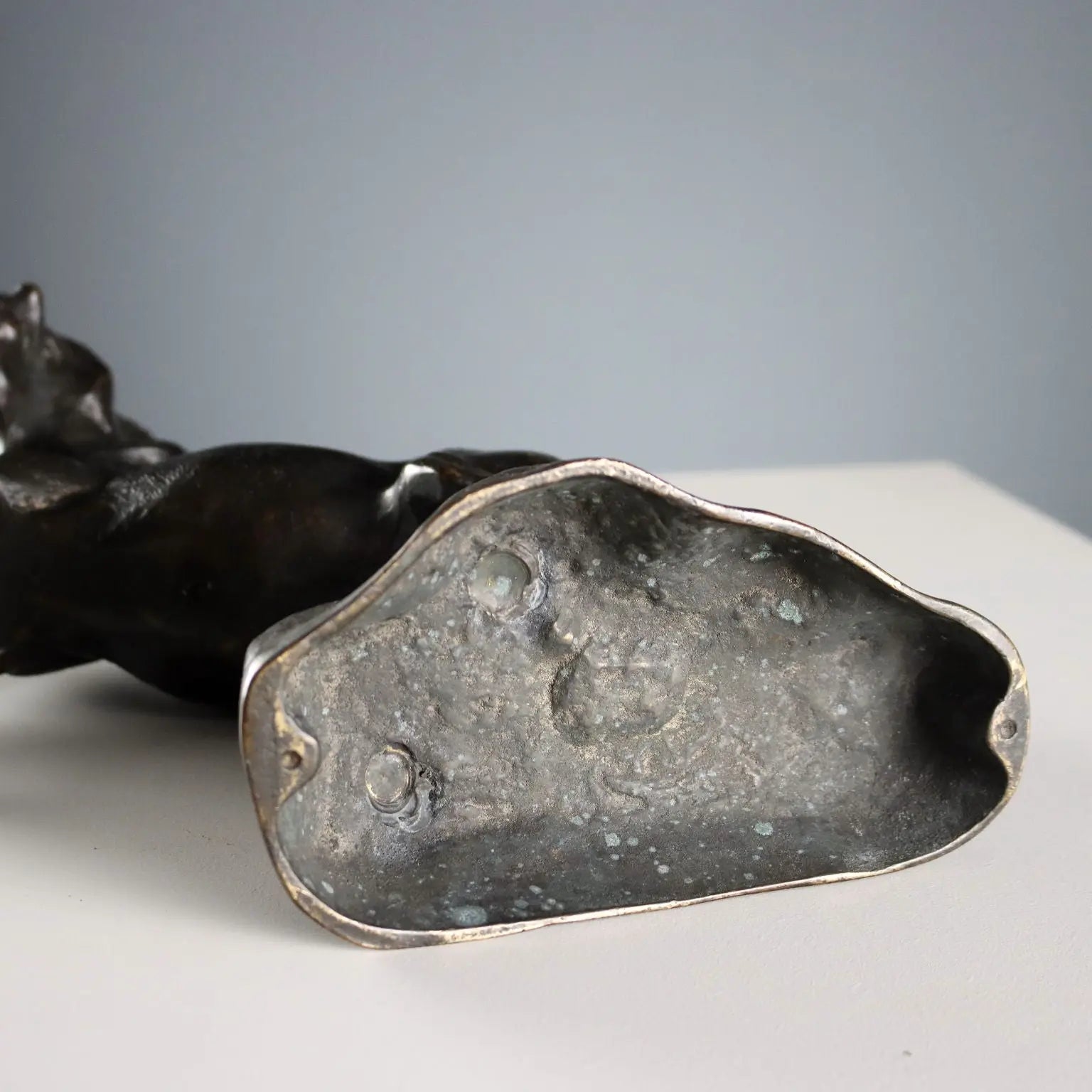 Antique Sculpture Bronze Horse Italy XX Century
