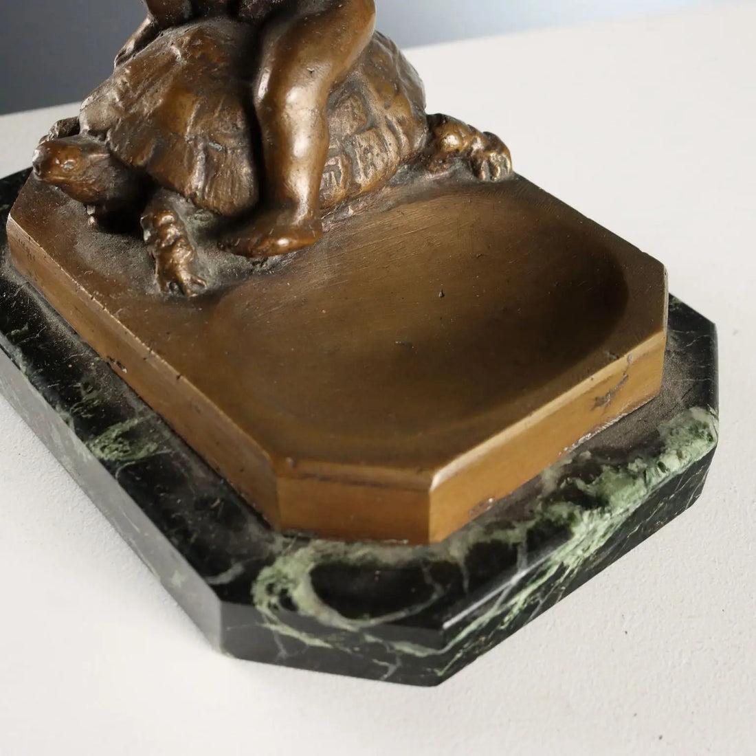 Antique Sculpture Child and Turtle Bronze XIX-XX Century - Italy, XIX-XX Century | Antiques | Bronzes