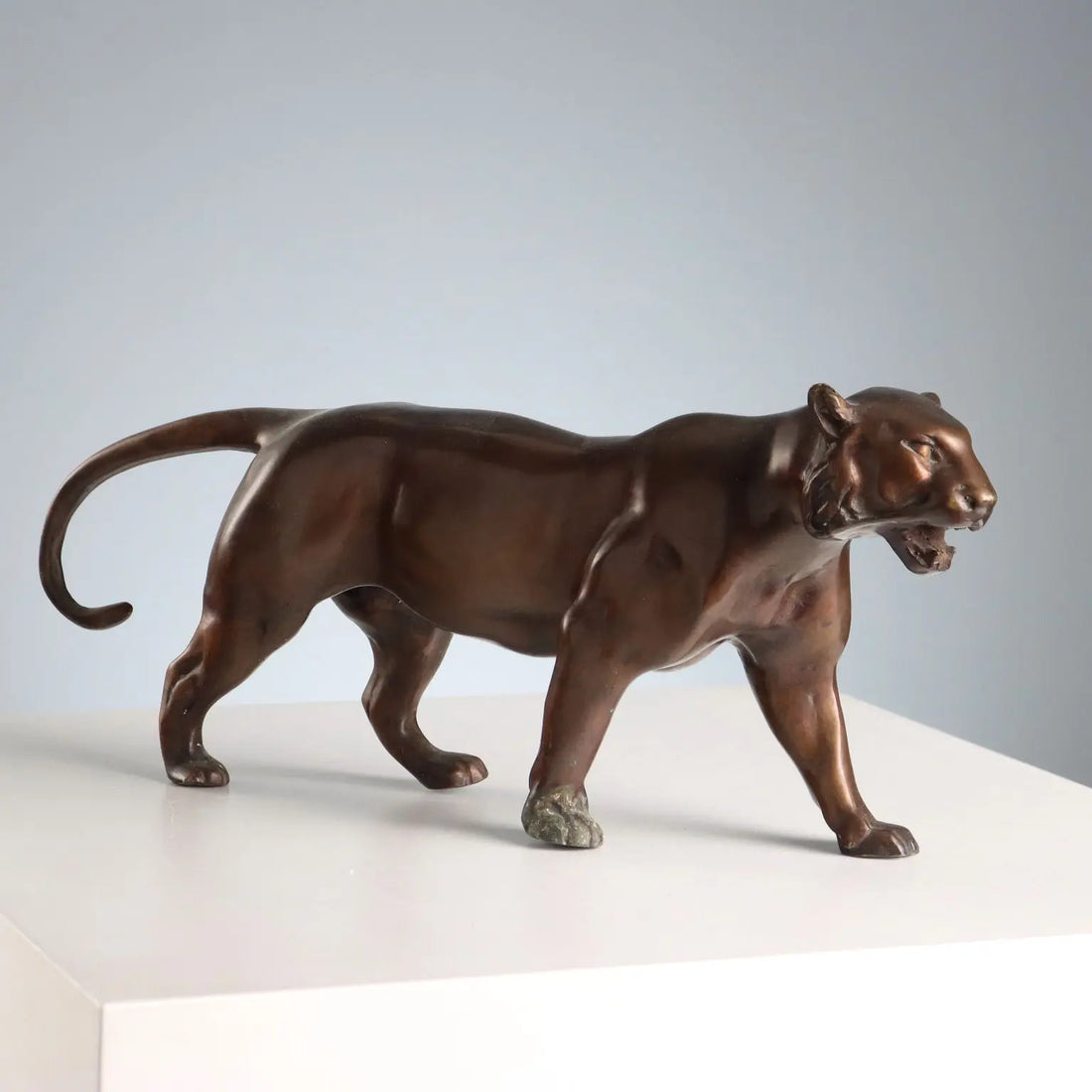 Antique Sculpture Bronze Panther Italy XX Century - Italy, Mid XX Century | Antiques | Bronzes