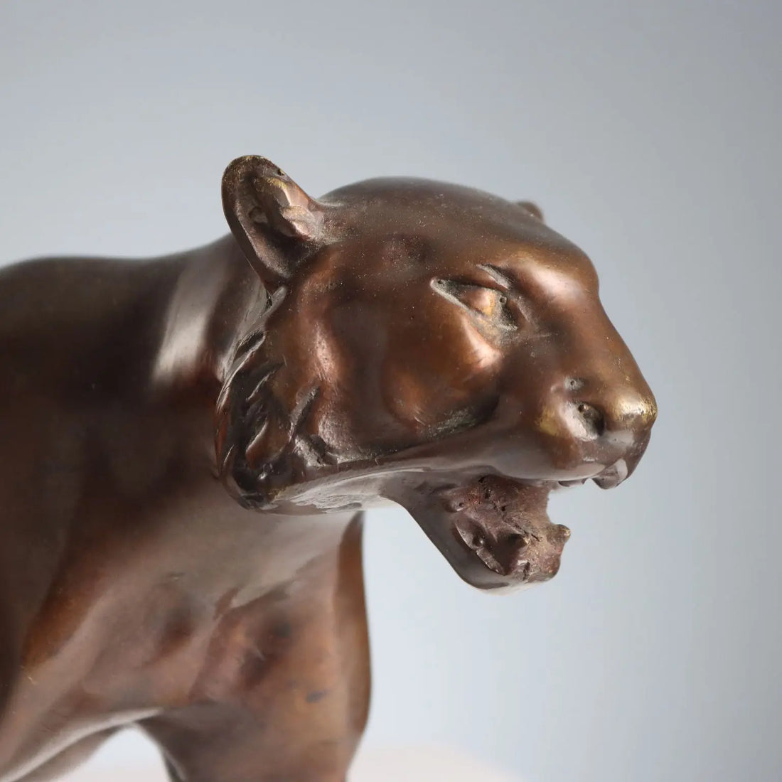 Antique Sculpture Bronze Panther Italy XX Century - Italy, Mid XX Century | Antiques | Bronzes