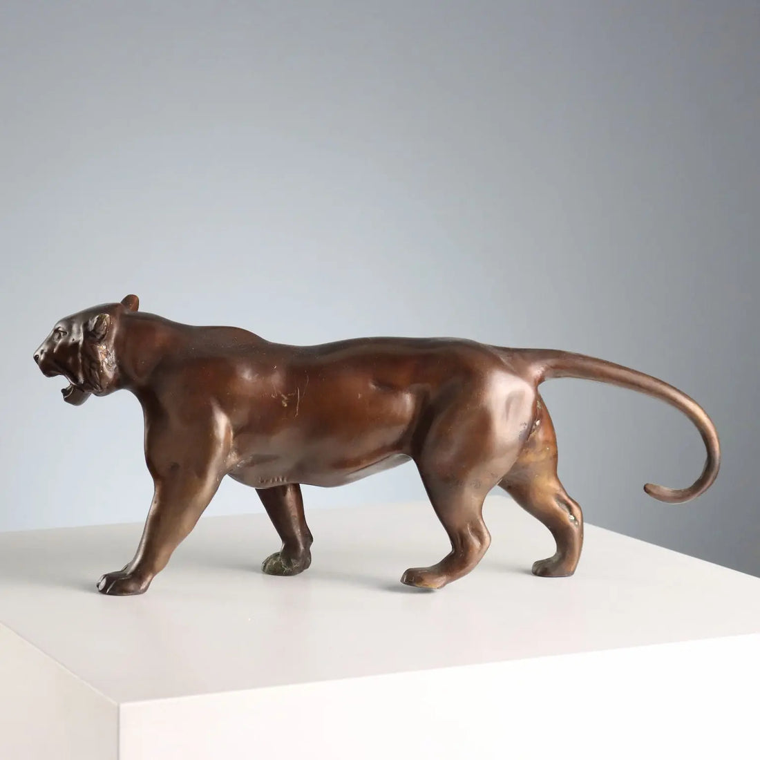 Antique Sculpture Bronze Panther Italy XX Century - Italy, Mid XX Century | Antiques | Bronzes