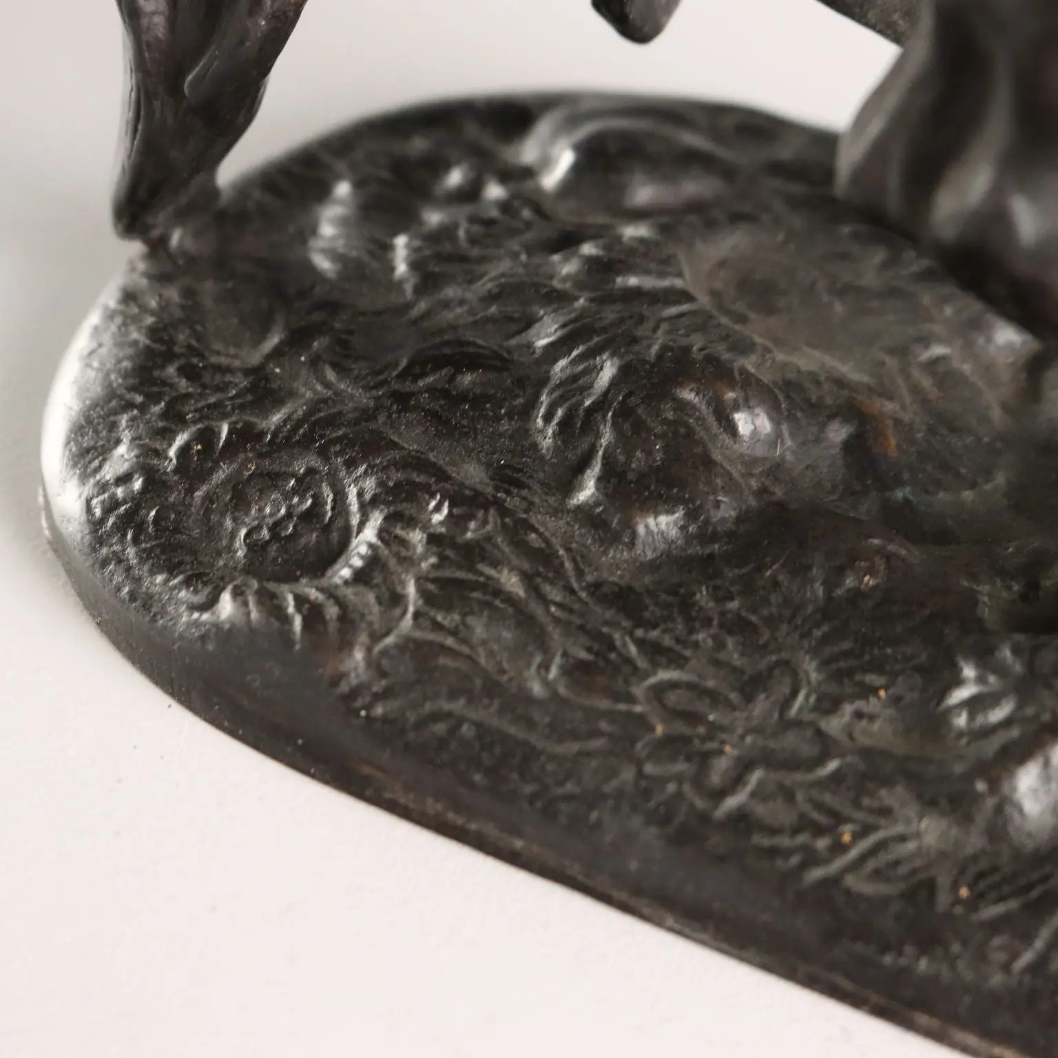 Antique Sculpture Prancing Horse Bronze Europe XX Century