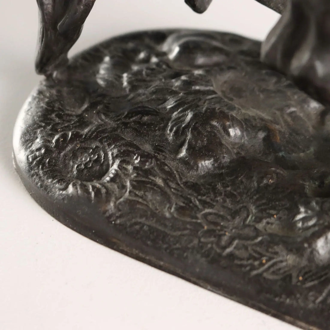 Antique Sculpture Prancing Horse Bronze Europe XX Century