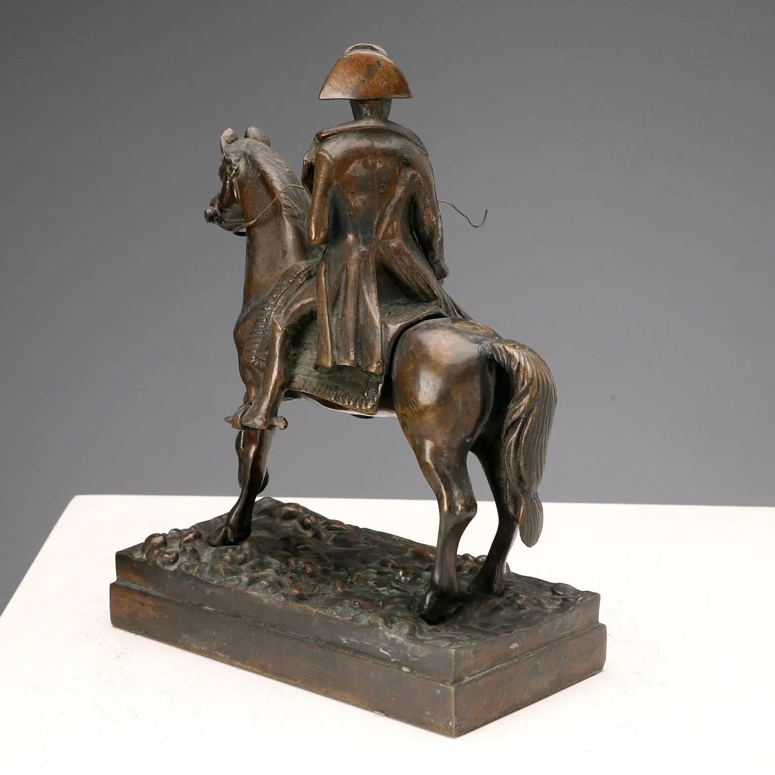 Antique Sculpture Napoleon Bonaparte on Horse XX Century
