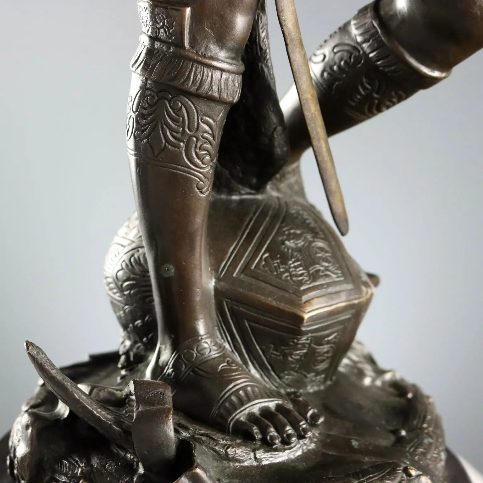 Antique Bronze Copy of Donatello's David Italy XX Century
