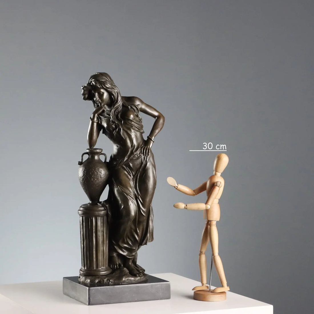 Antique Bronze Female Figure from the Model of E. Picault '900