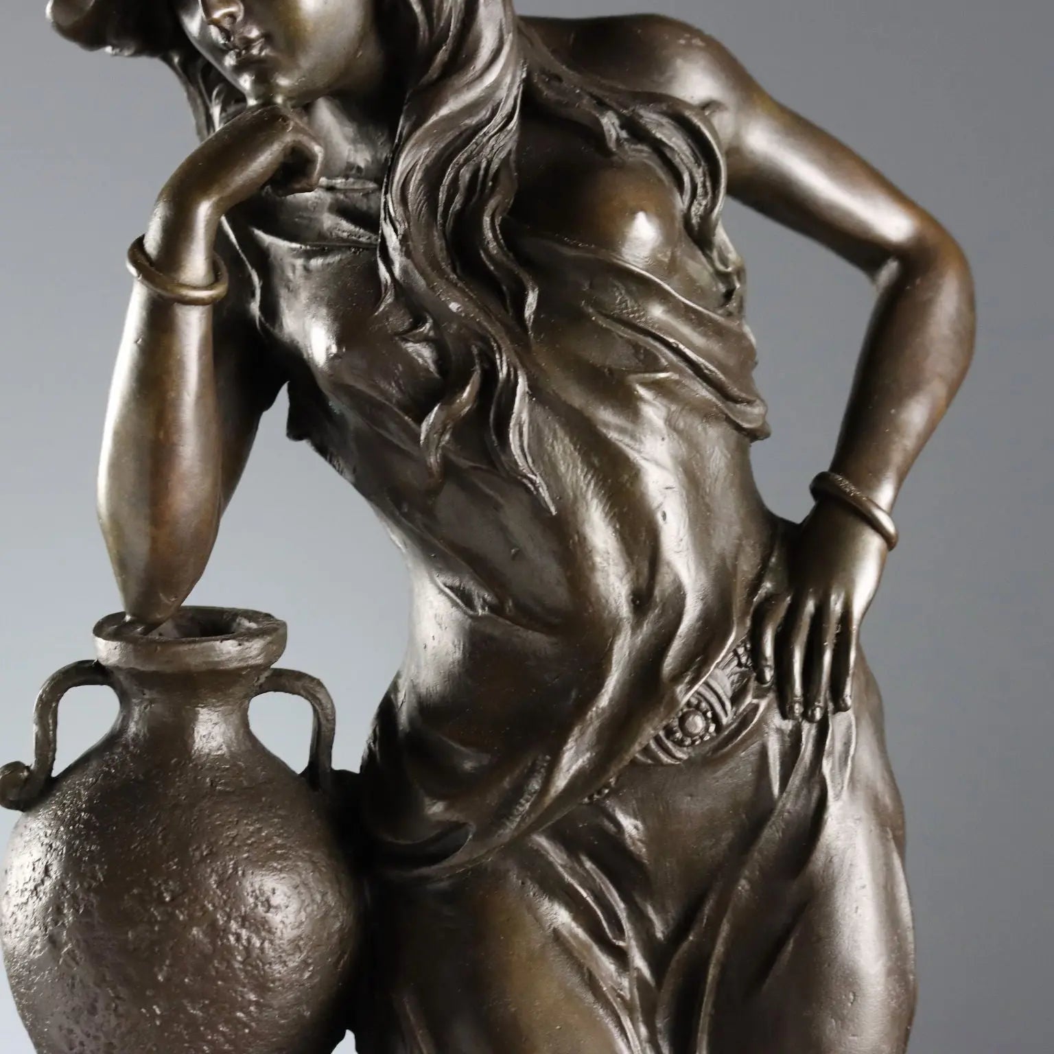 Antique Bronze Female Figure from the Model of E. Picault '900