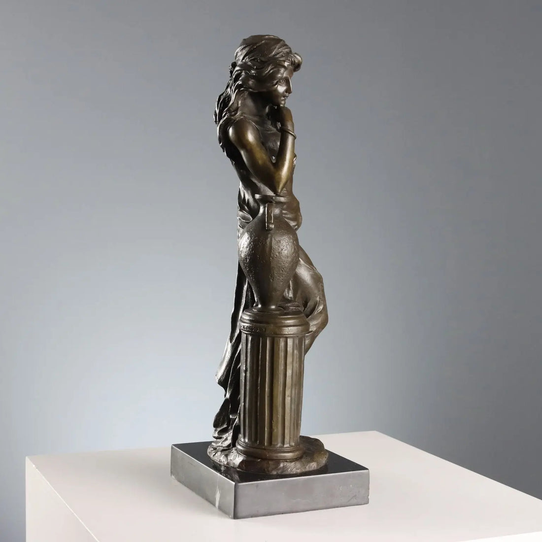 Antique Bronze Female Figure from the Model of E. Picault '900