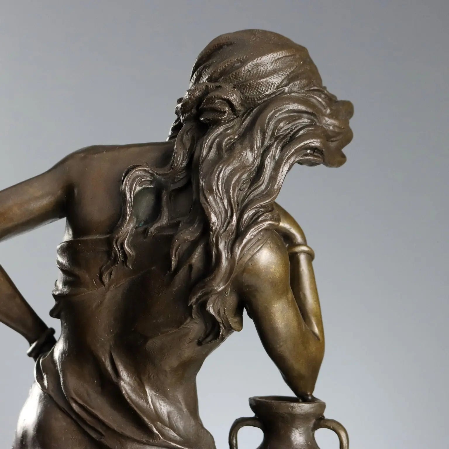 Antique Bronze Female Figure from the Model of E. Picault '900