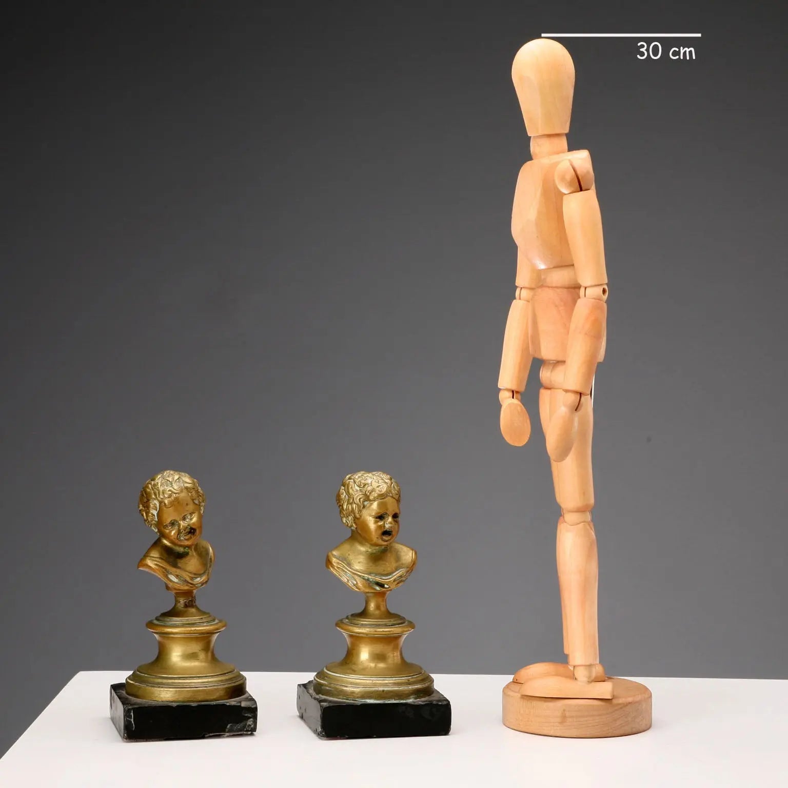 Antique Figurines Bronze Marble Base France XIX Century