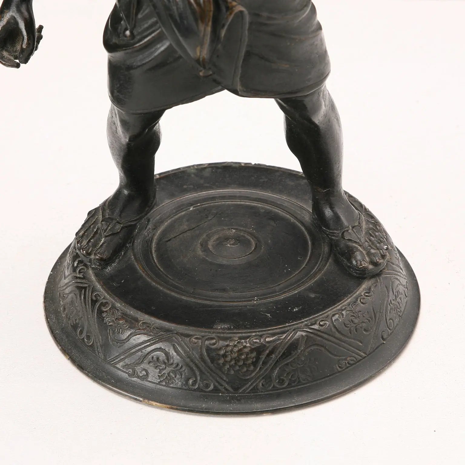Antique Sculpture Sileno Pompeiano Bronze Italy XIX-XX Century