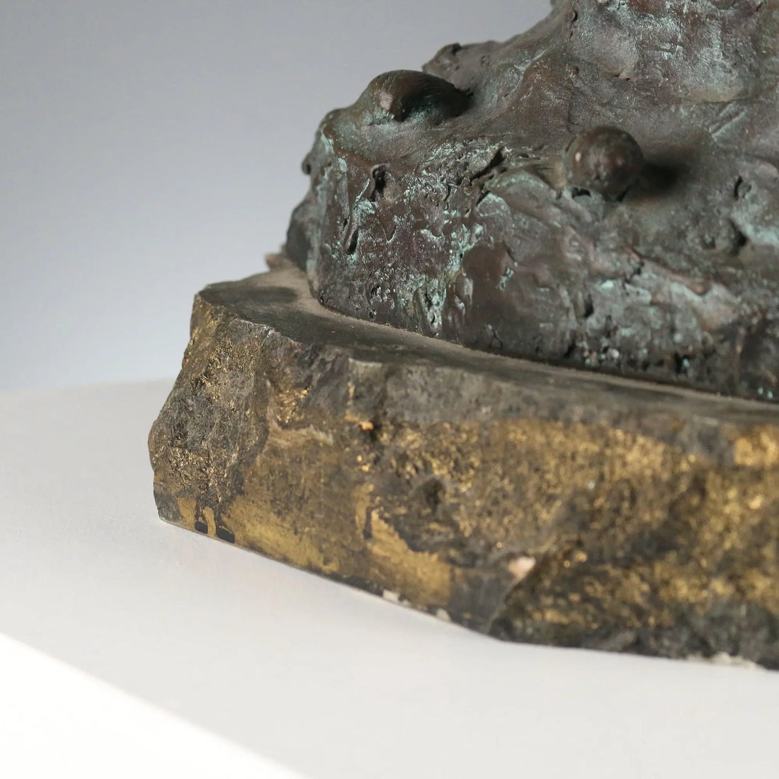 Antique Sculpture Virgin with Child Bronze Europe XX Century