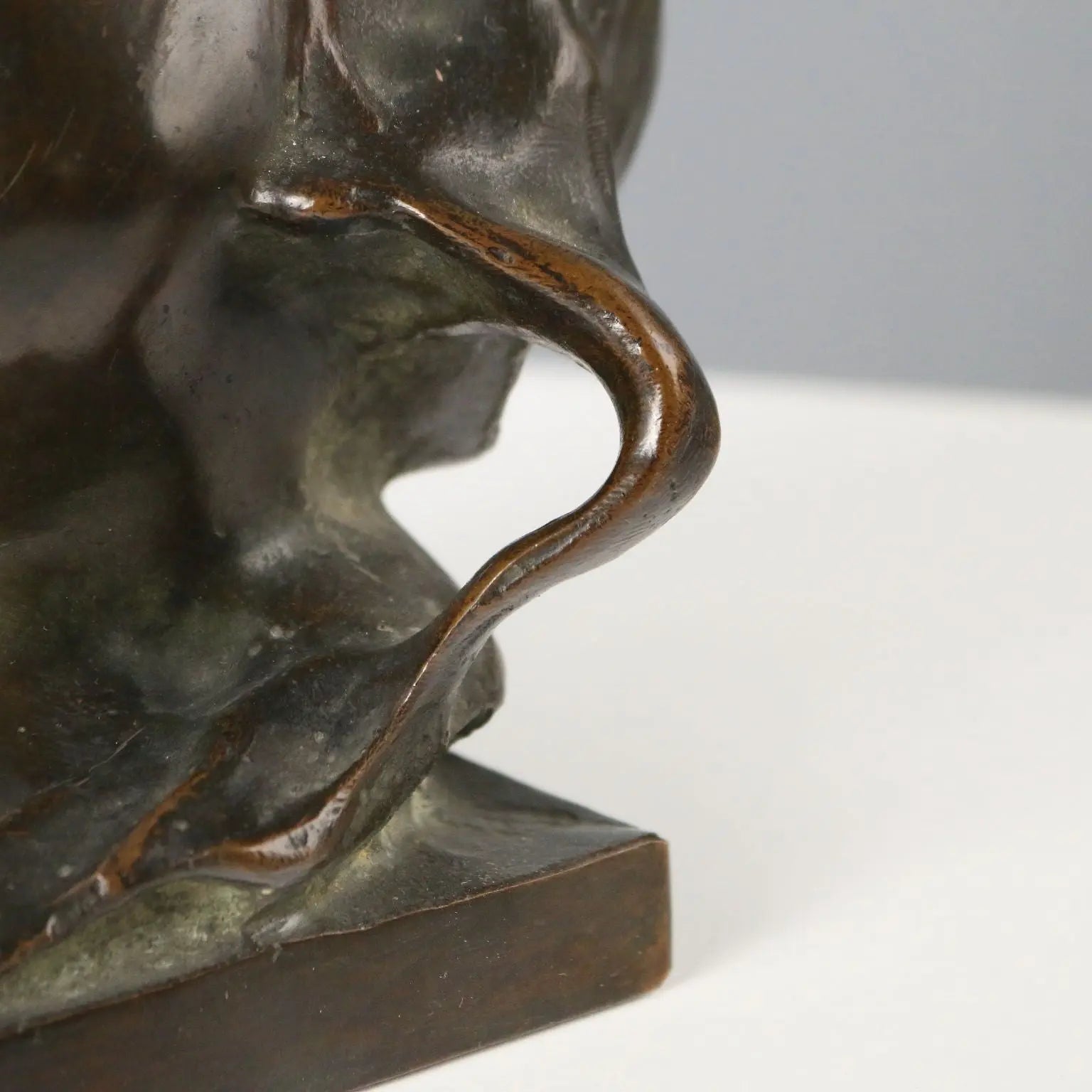Antique Sculpture Bronze Child Italy Early XX Century