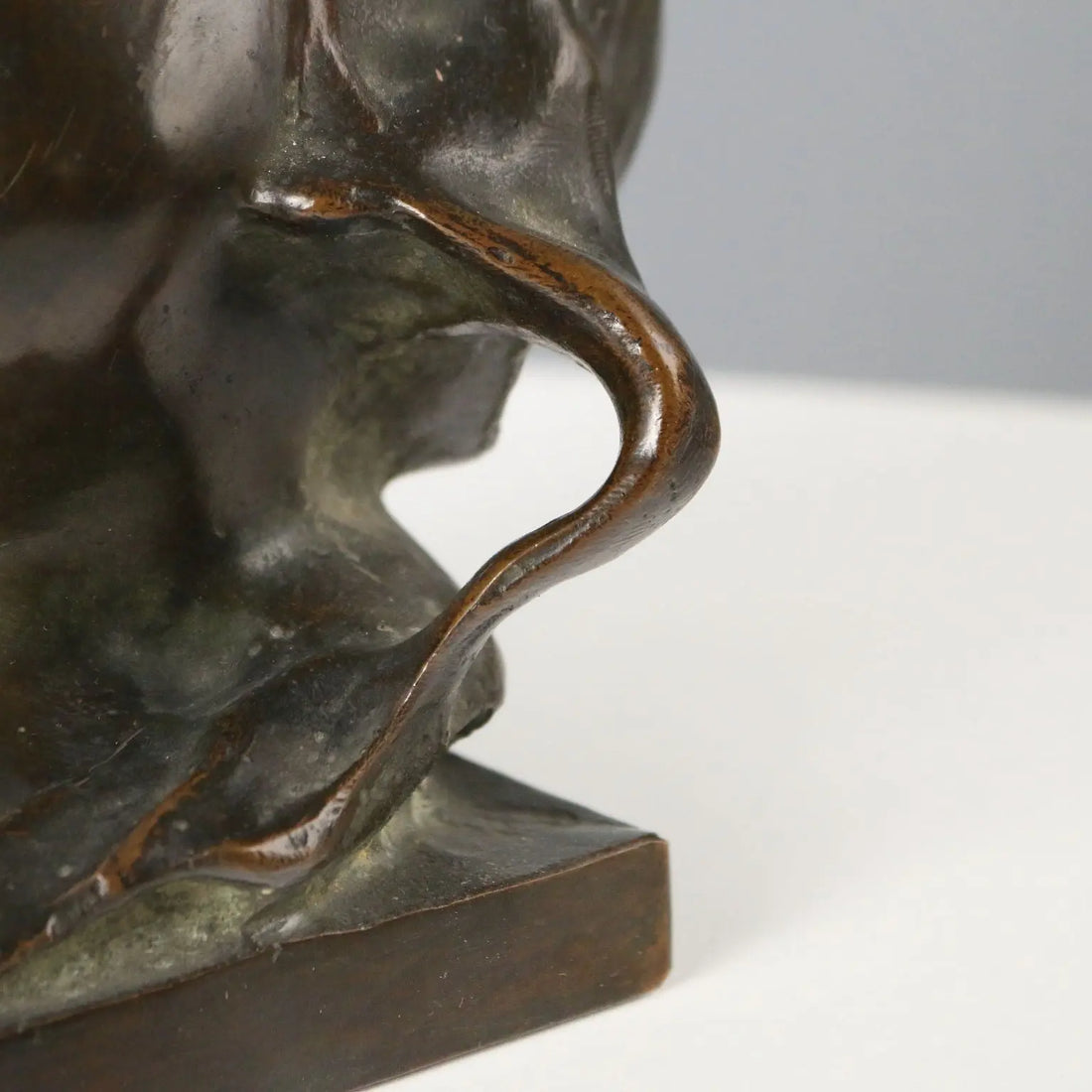 Antique Sculpture Bronze Child Italy Early XX Century