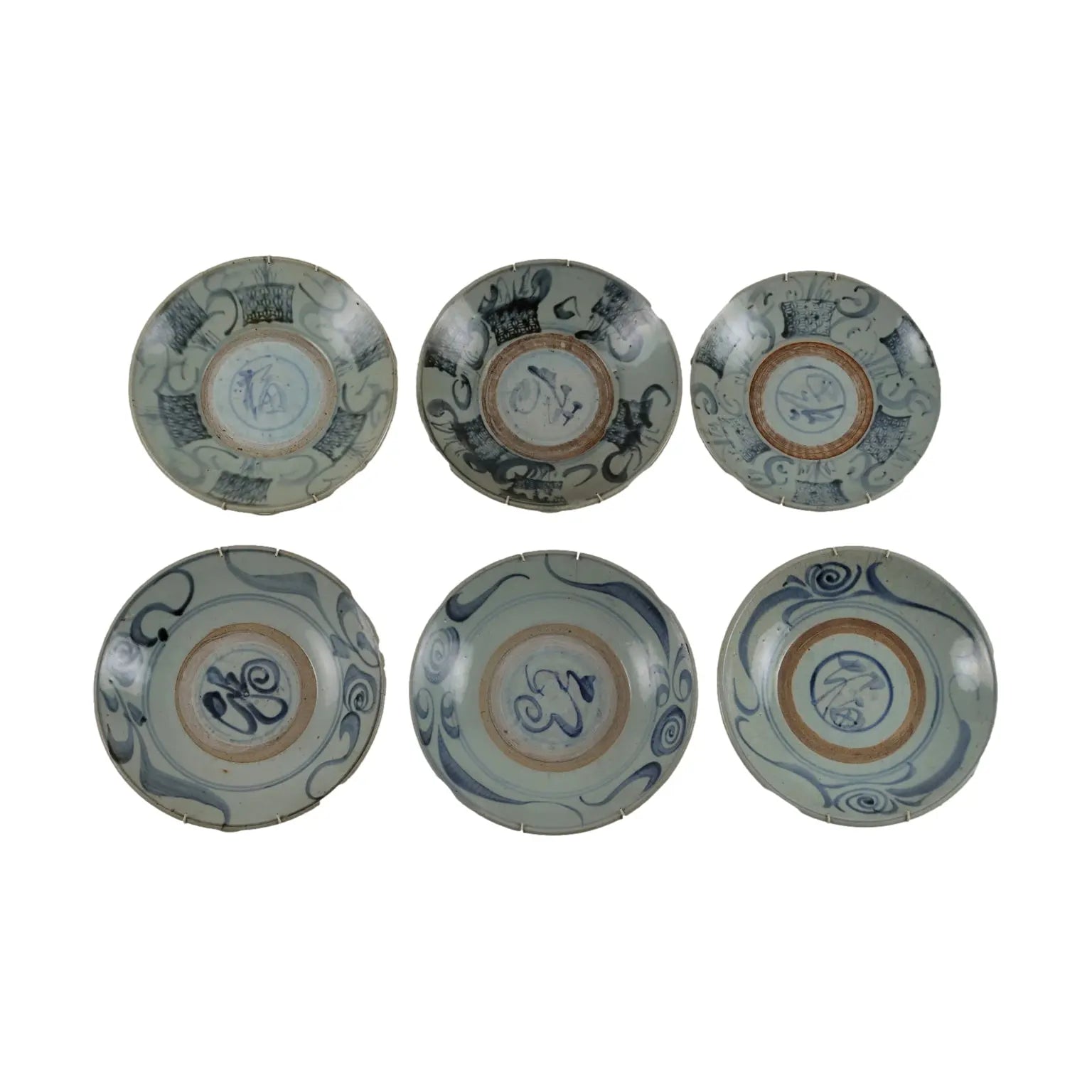 Group of 6 Plates Ceramic China XIX Century | Antiques | Ceramics Products