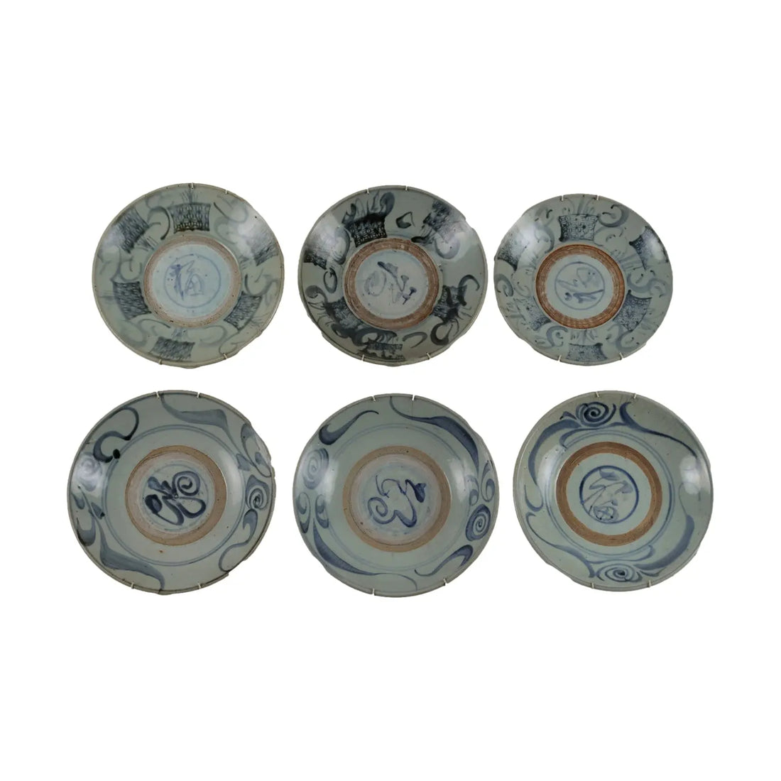 Group of 6 Plates Ceramic China XIX Century | Antiques | Ceramics Products
