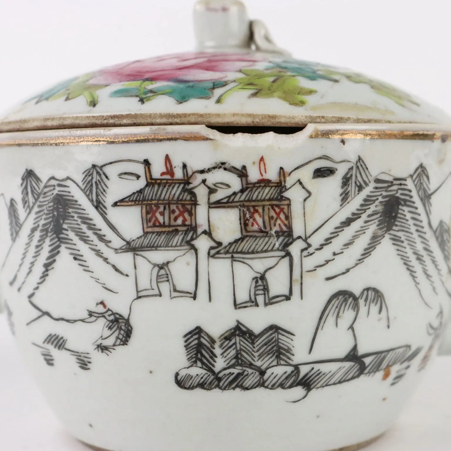 Teapot Porcelain China XIX Century - China Qing period (1644-1911) | Antiques | Ceramics Products