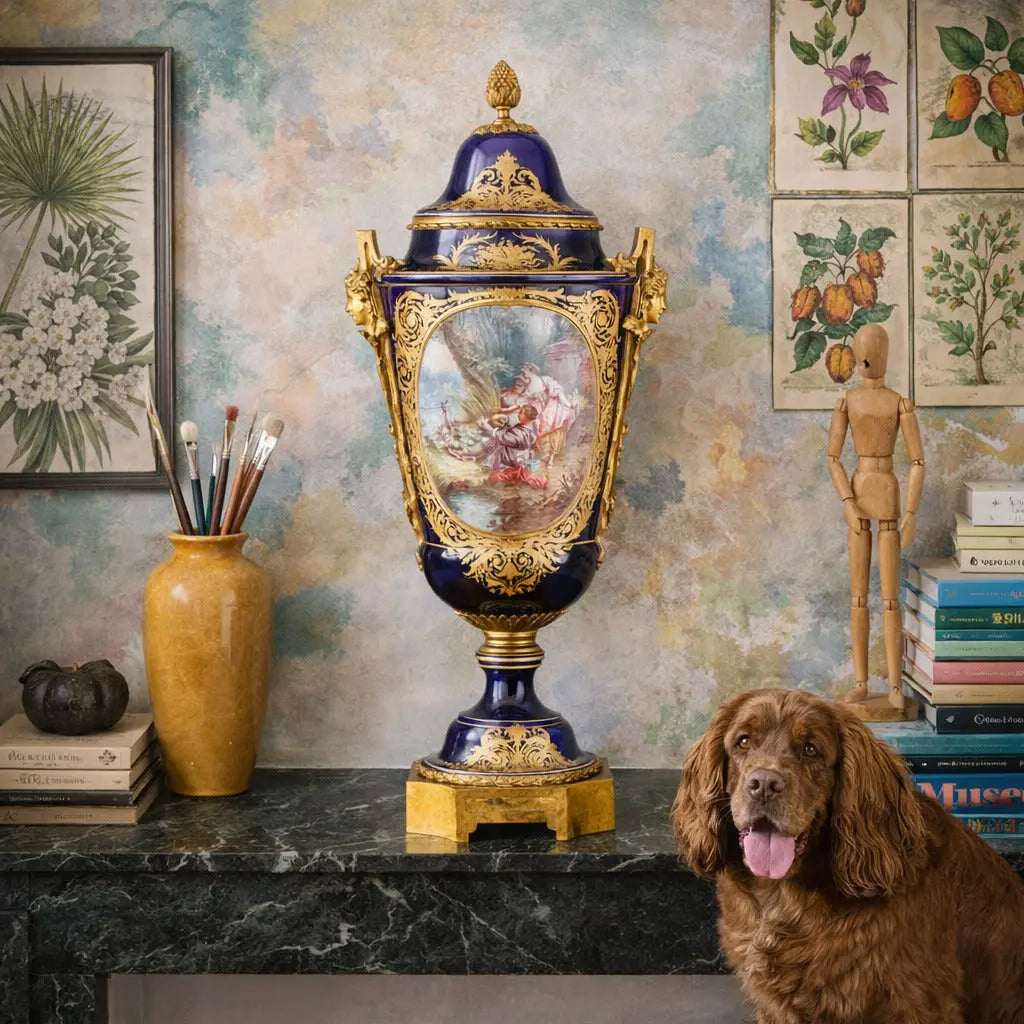 Antique Sèvres Porcelain Vase France XIX Century - Second half of the 19th century | Antiques | Ceramics Products