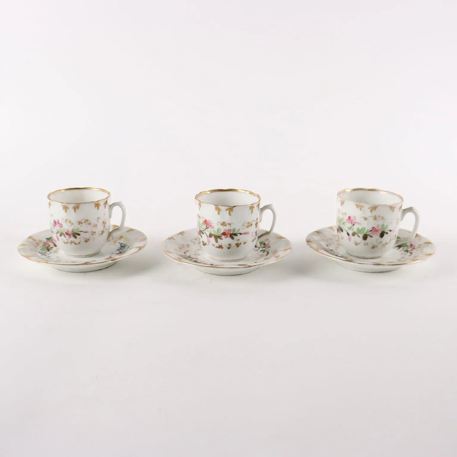 Ancient Tea and Coffee Set White Porcelain Europe '800 Decorations - Europe Mid 19th century | Antiques | Ceramics Products