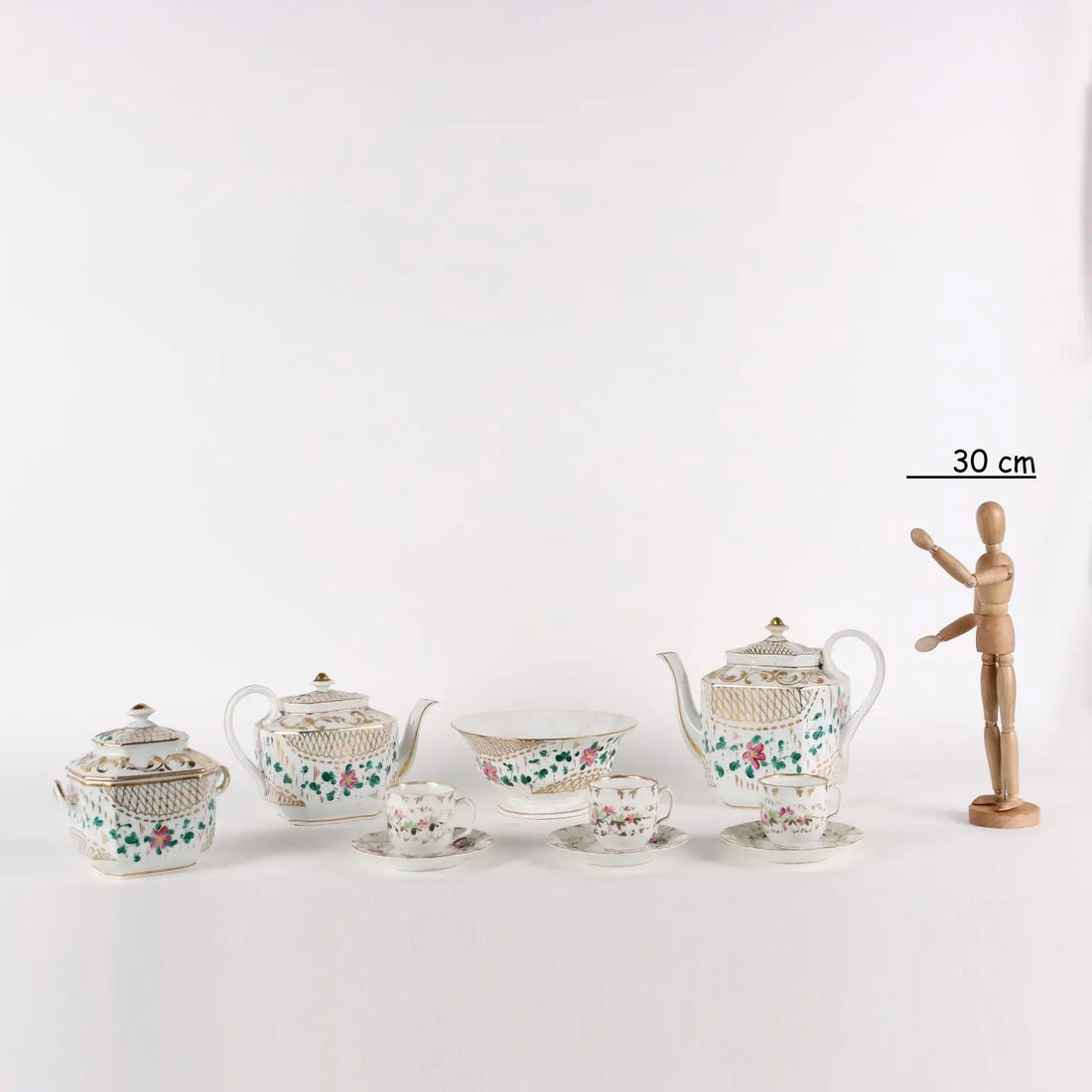 Ancient Tea and Coffee Set White Porcelain Europe '800 Decorations - Europe Mid 19th century | Antiques | Ceramics Products