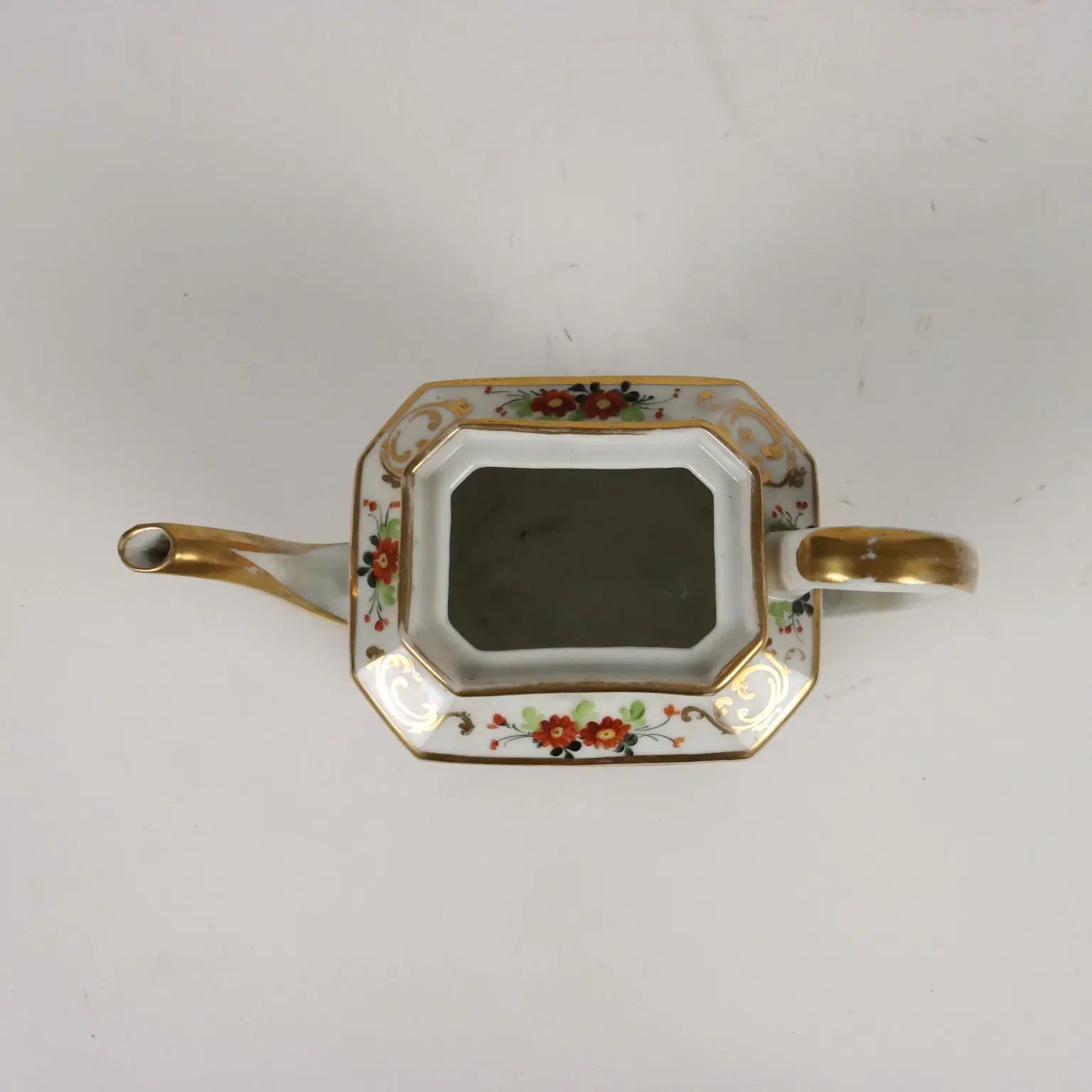 Ancient Tea Set White Porcelain Europe '800 Cups Gold Decorations - Europe Mid 19th century | Antiques | Ceramics Products