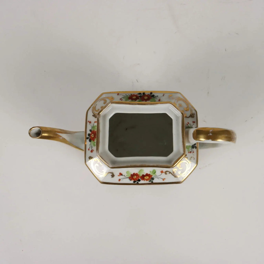 Ancient Tea Set White Porcelain Europe '800 Cups Gold Decorations - Europe Mid 19th century | Antiques | Ceramics Products