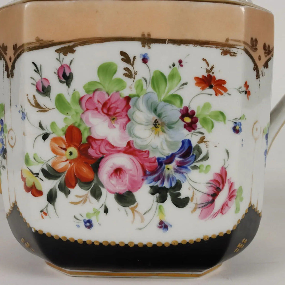 Ancient Tea Set White Porcelain Europe '800 Cups Gold Decorations - Europe Mid 19th century | Antiques | Ceramics Products