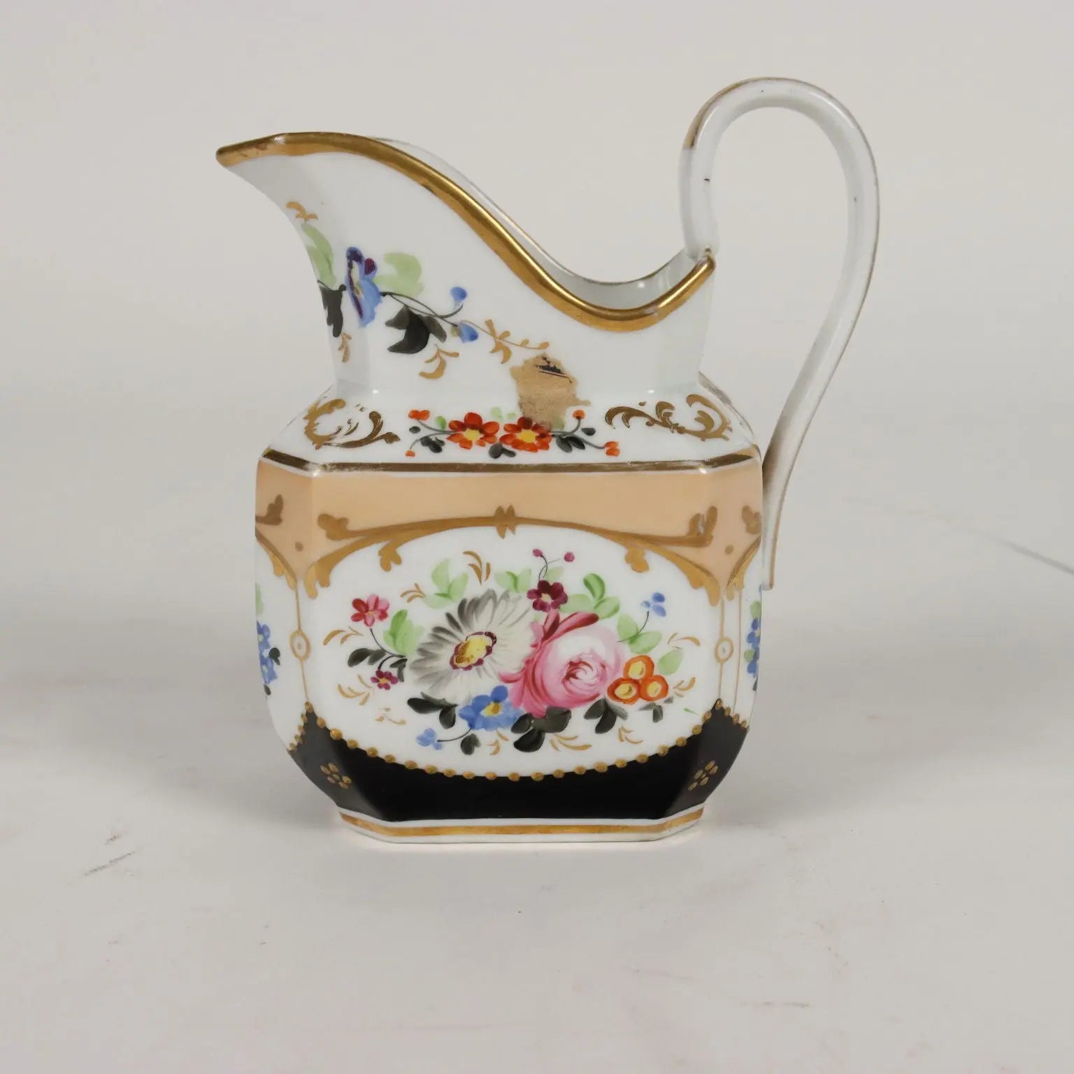 Ancient Tea Set White Porcelain Europe '800 Cups Gold Decorations - Europe Mid 19th century | Antiques | Ceramics Products