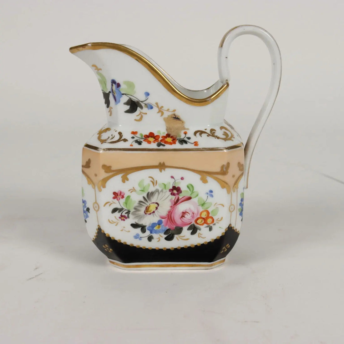 Ancient Tea Set White Porcelain Europe '800 Cups Gold Decorations - Europe Mid 19th century | Antiques | Ceramics Products