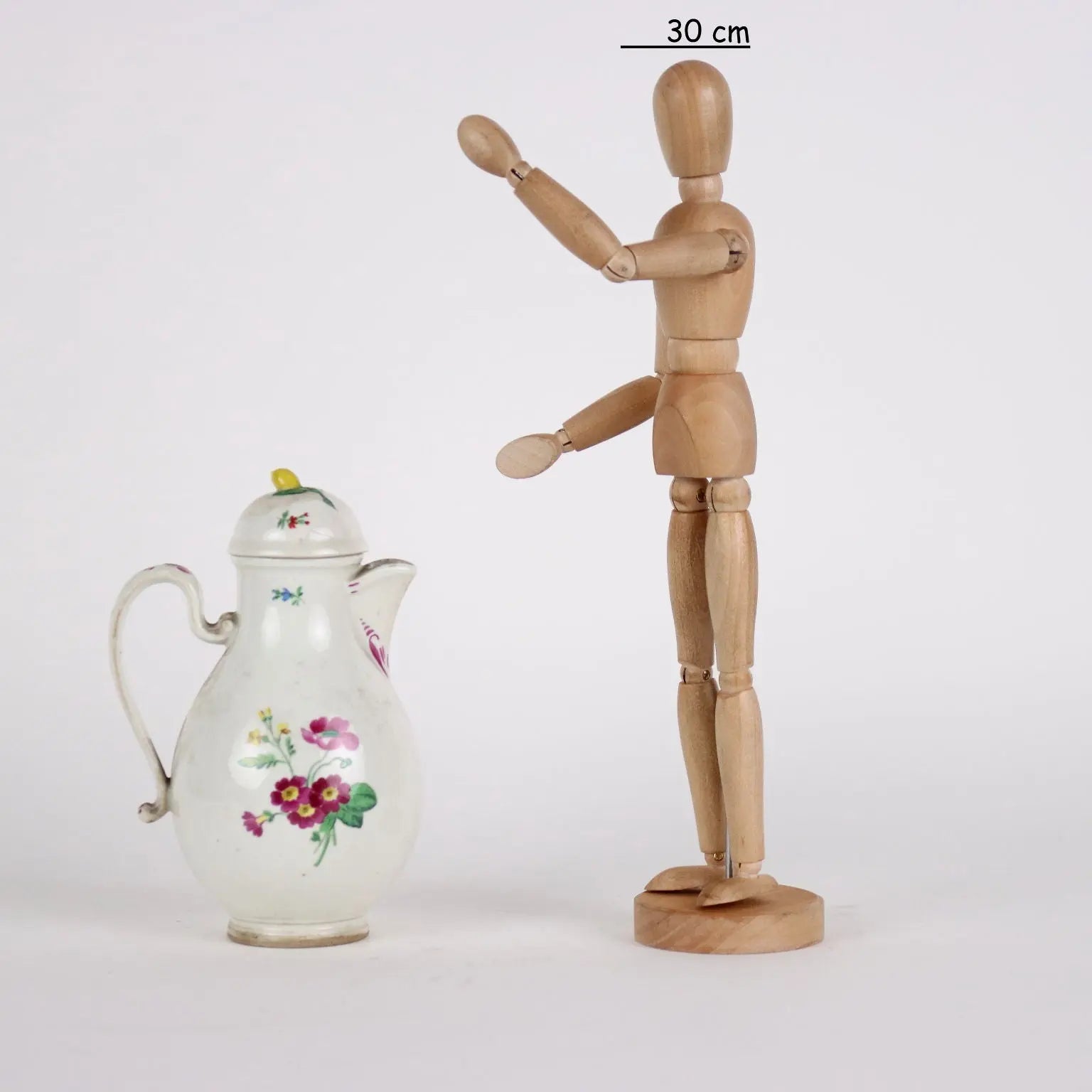Ancient Coffee Pot White Porcelain Vienna '700 Painted Ceramic - Austria Late 18th century | Antiques | Ceramics Products