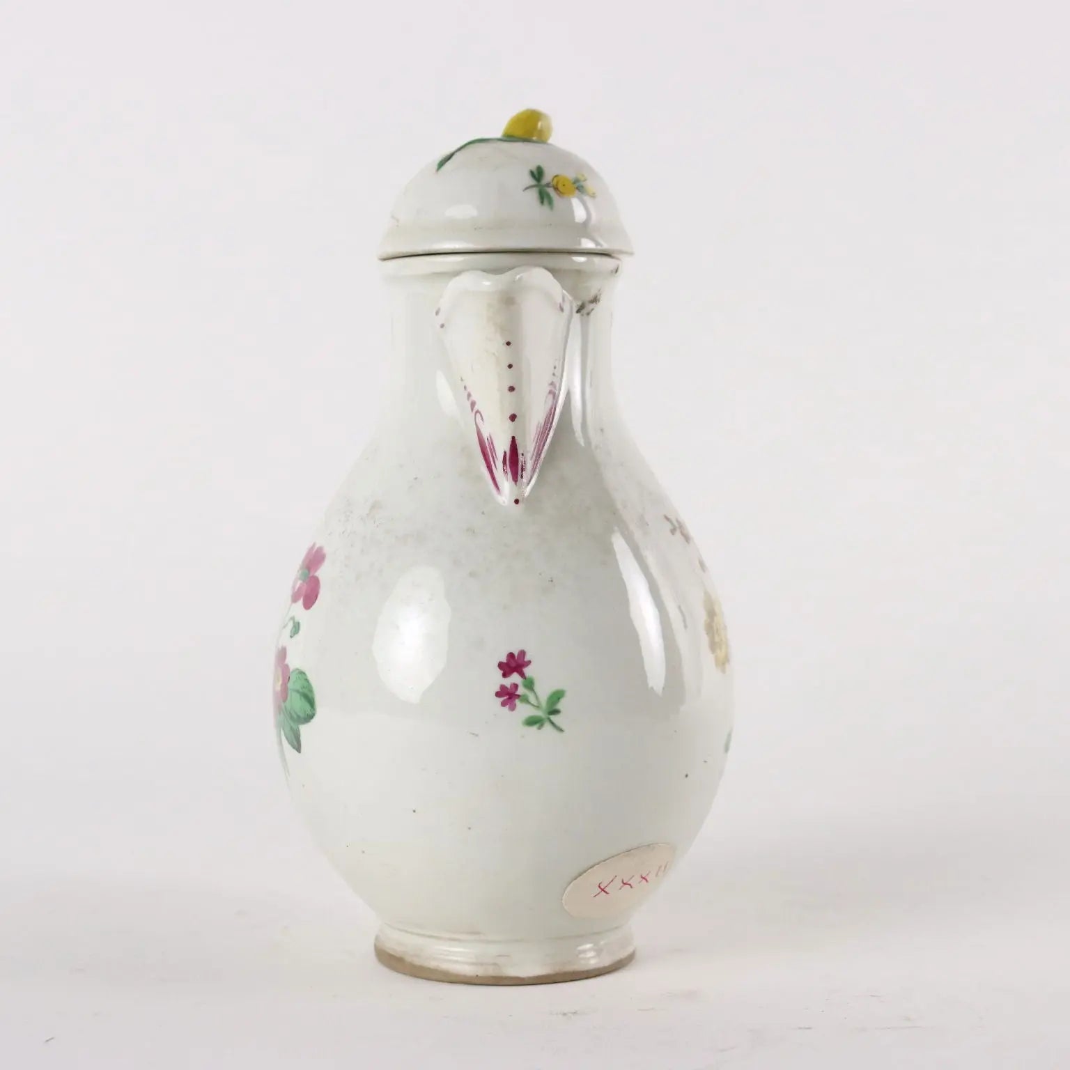 Ancient Coffee Pot White Porcelain Vienna '700 Painted Ceramic - Austria Late 18th century | Antiques | Ceramics Products
