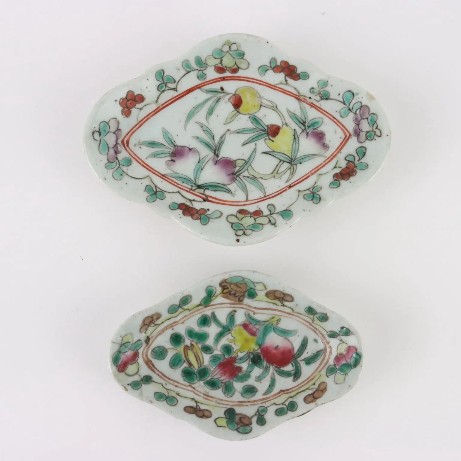 Group of 6 Saucers Porcelain China XIX Century - China Late Qing Era (1644-1911) | Antiques | Ceramics Products