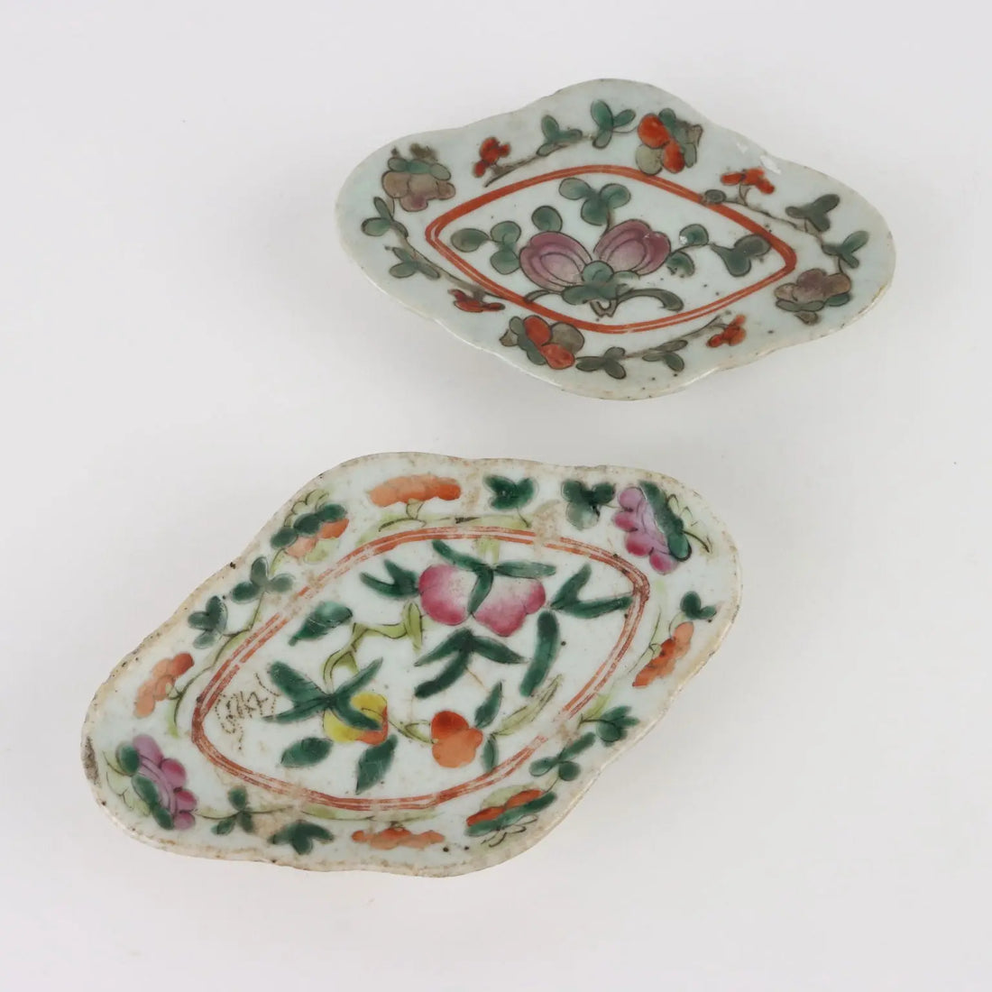Group of 6 Saucers Porcelain China XIX Century - China Late Qing Era (1644-1911) | Antiques | Ceramics Products