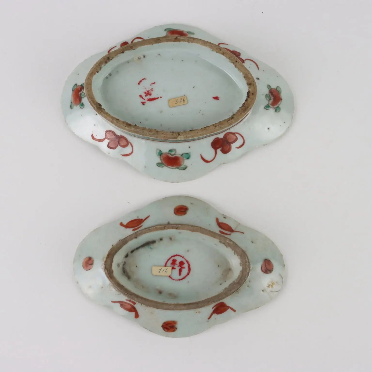 Group of 6 Saucers Porcelain China XIX Century - China Late Qing Era (1644-1911) | Antiques | Ceramics Products