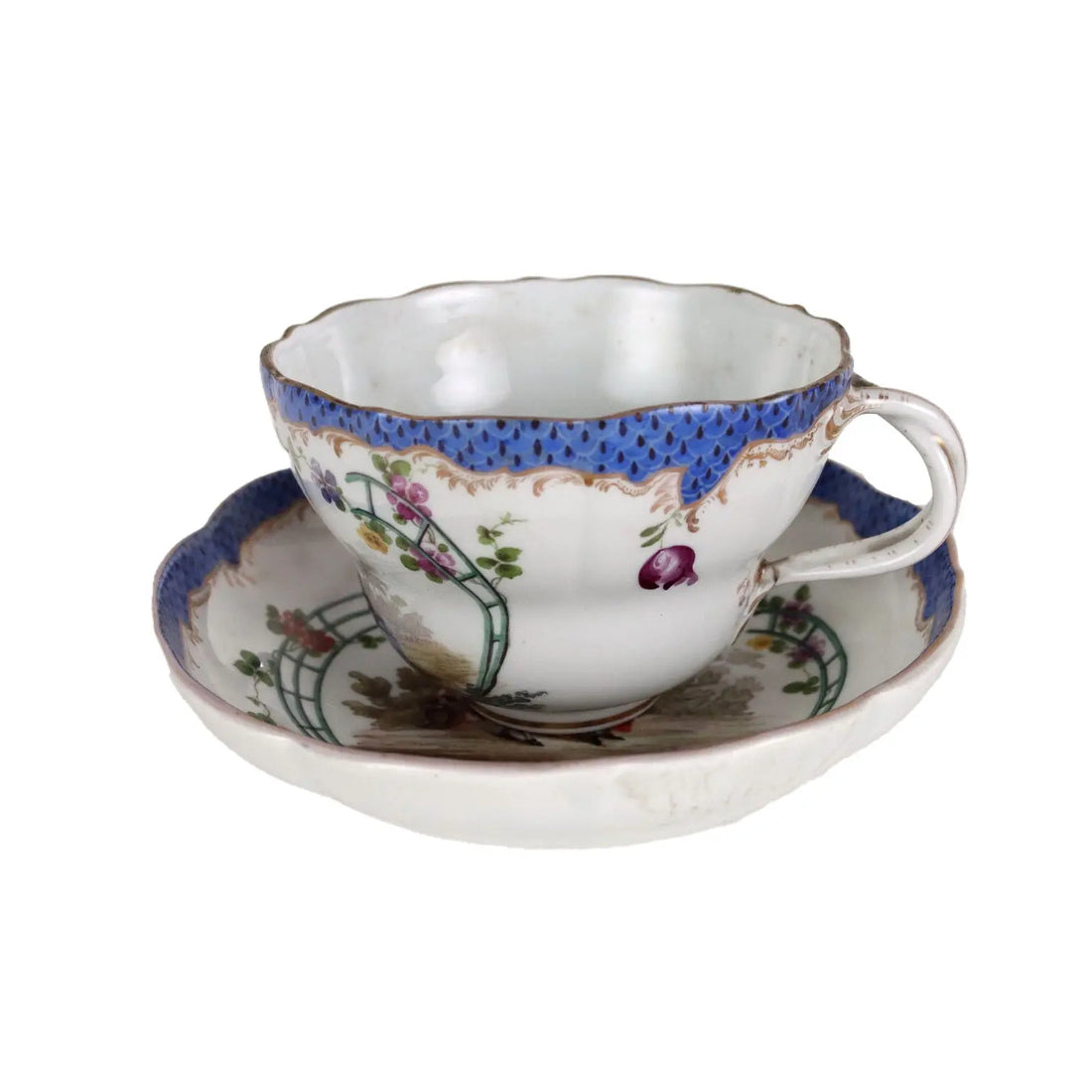 Ancient Cup Meissen Porcelain Germany '700 Saucer Ancient Ceramic - Germany, 1740 ca. | Antiques | Ceramics Products