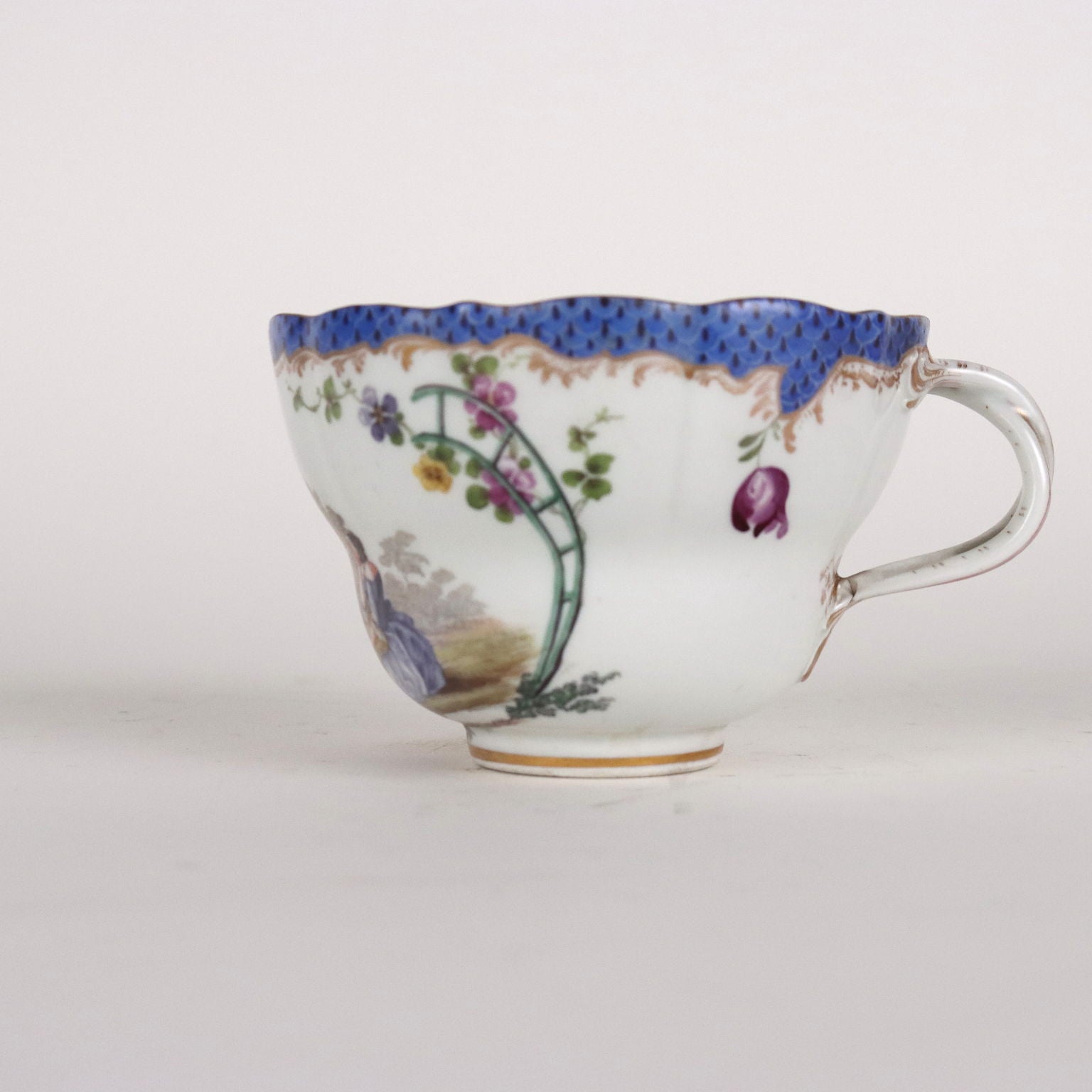 Ancient Cup Meissen Porcelain Germany '700 Saucer Ancient Ceramic - Germany, 1740 ca. | Antiques  Ceramics Products