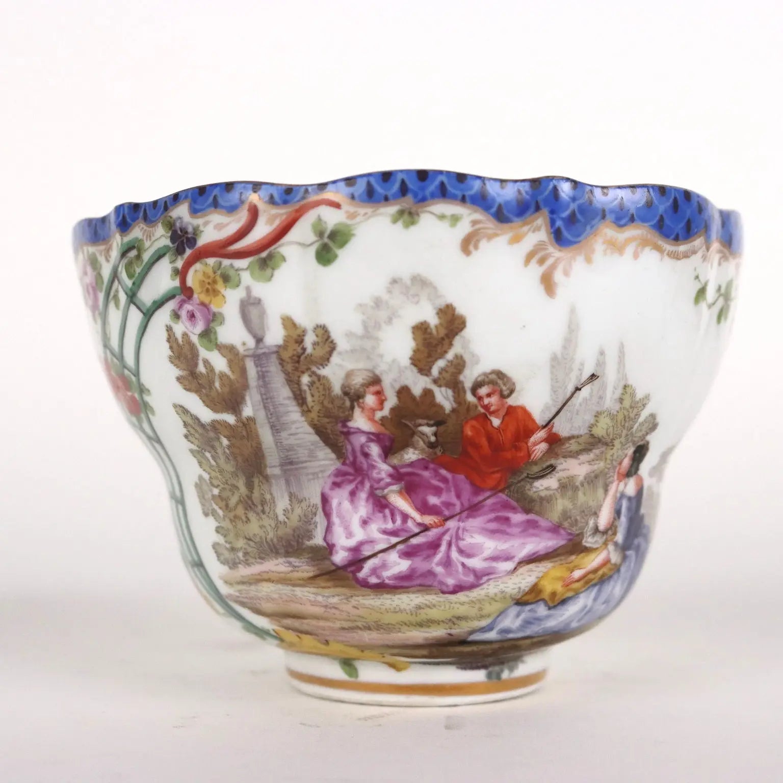 Ancient Cup Meissen Porcelain Germany '700 Saucer Ancient Ceramic - Germany, 1740 ca. | Antiques | Ceramics Products