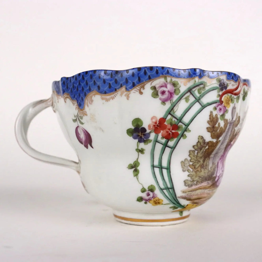 Ancient Cup Meissen Porcelain Germany '700 Saucer Ancient Ceramic - Germany, 1740 ca. | Antiques | Ceramics Products
