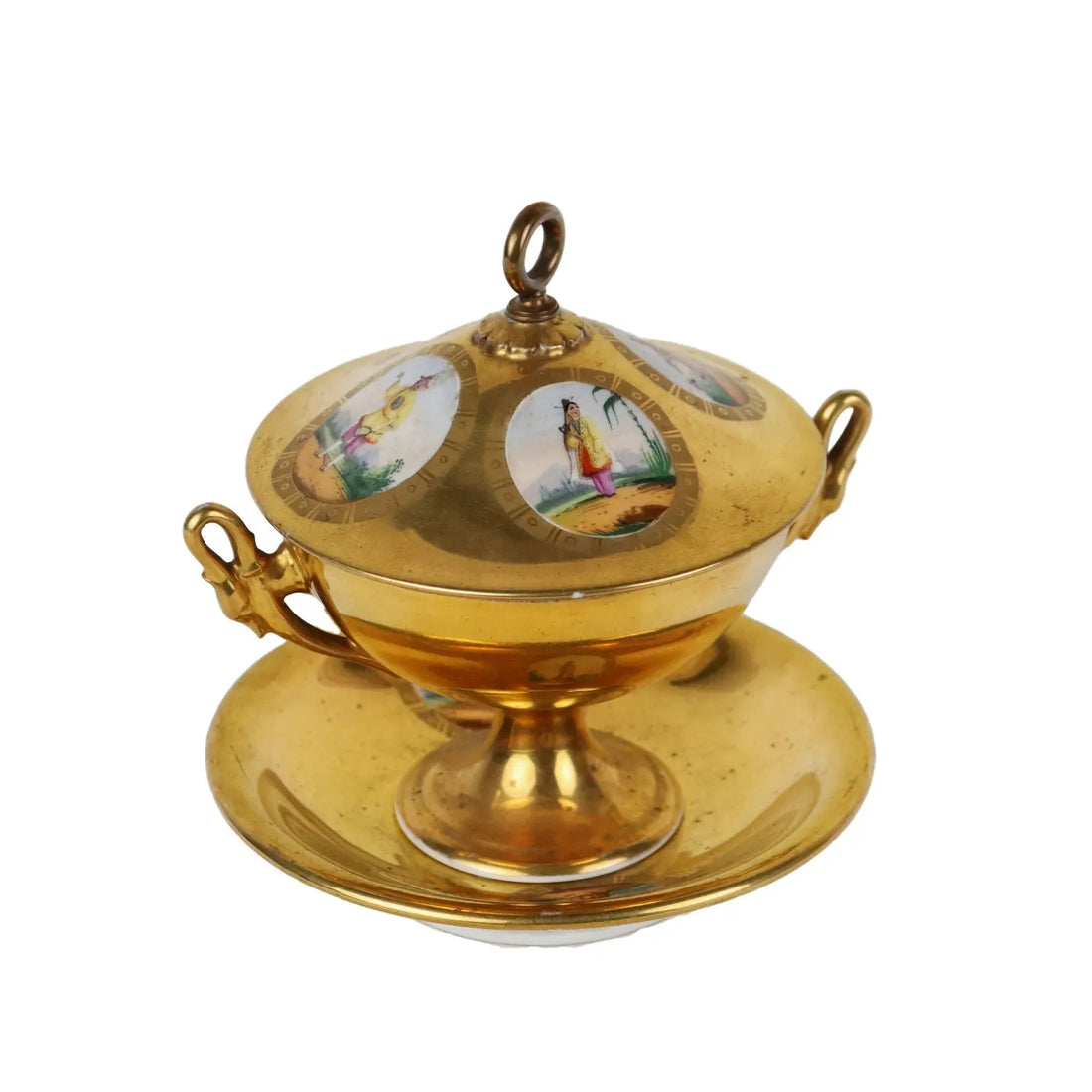 Ancient Sugar Bowl Porcelain R. Giovine Europe '800 Ceramics - Europe 1820-1830 ca. | Antiques | Ceramics Products