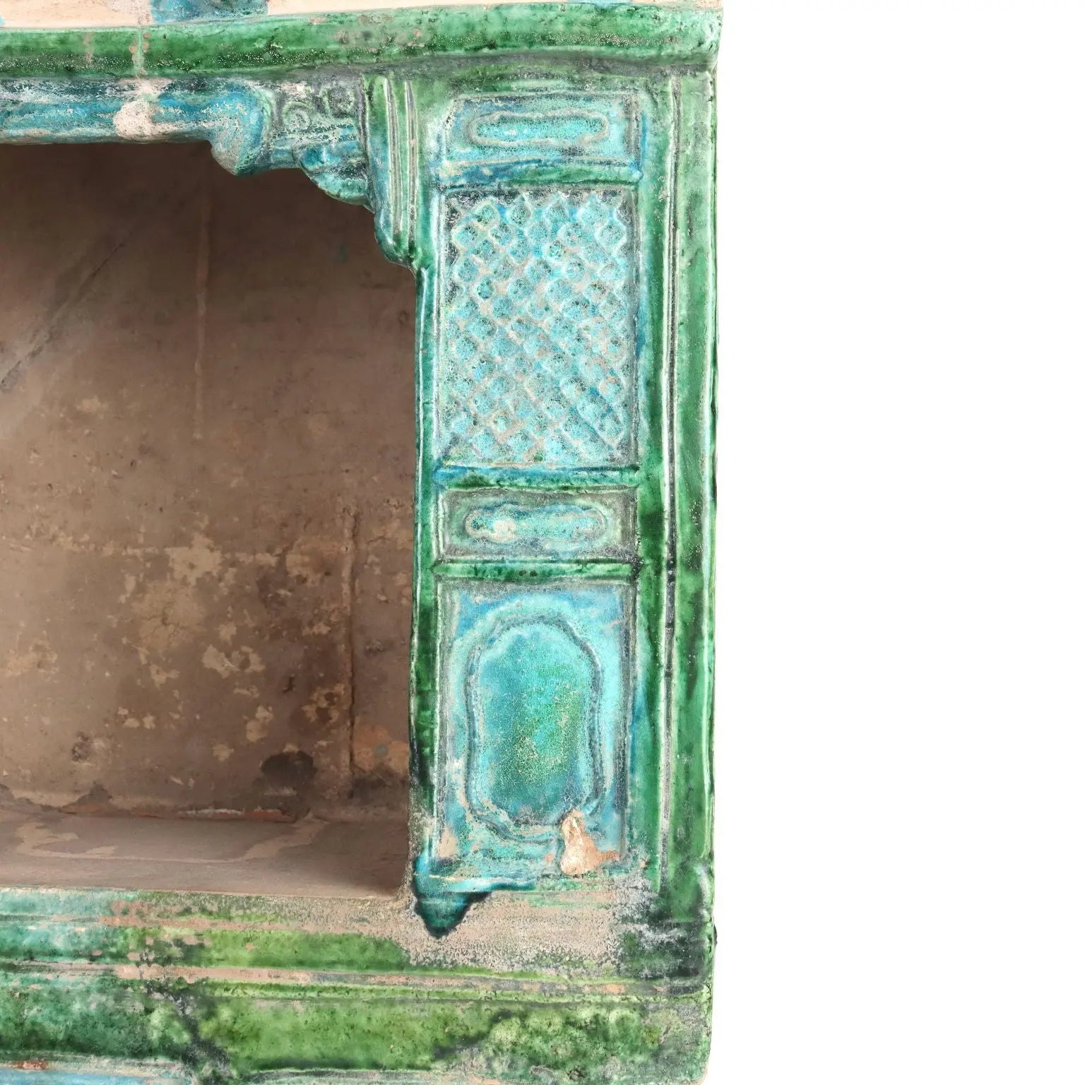 In Scale Temple Glazed Ceramic China Ming Era (1368-1644) - China, Ming Era (1368-1644) | Antiques | Ceramics Products