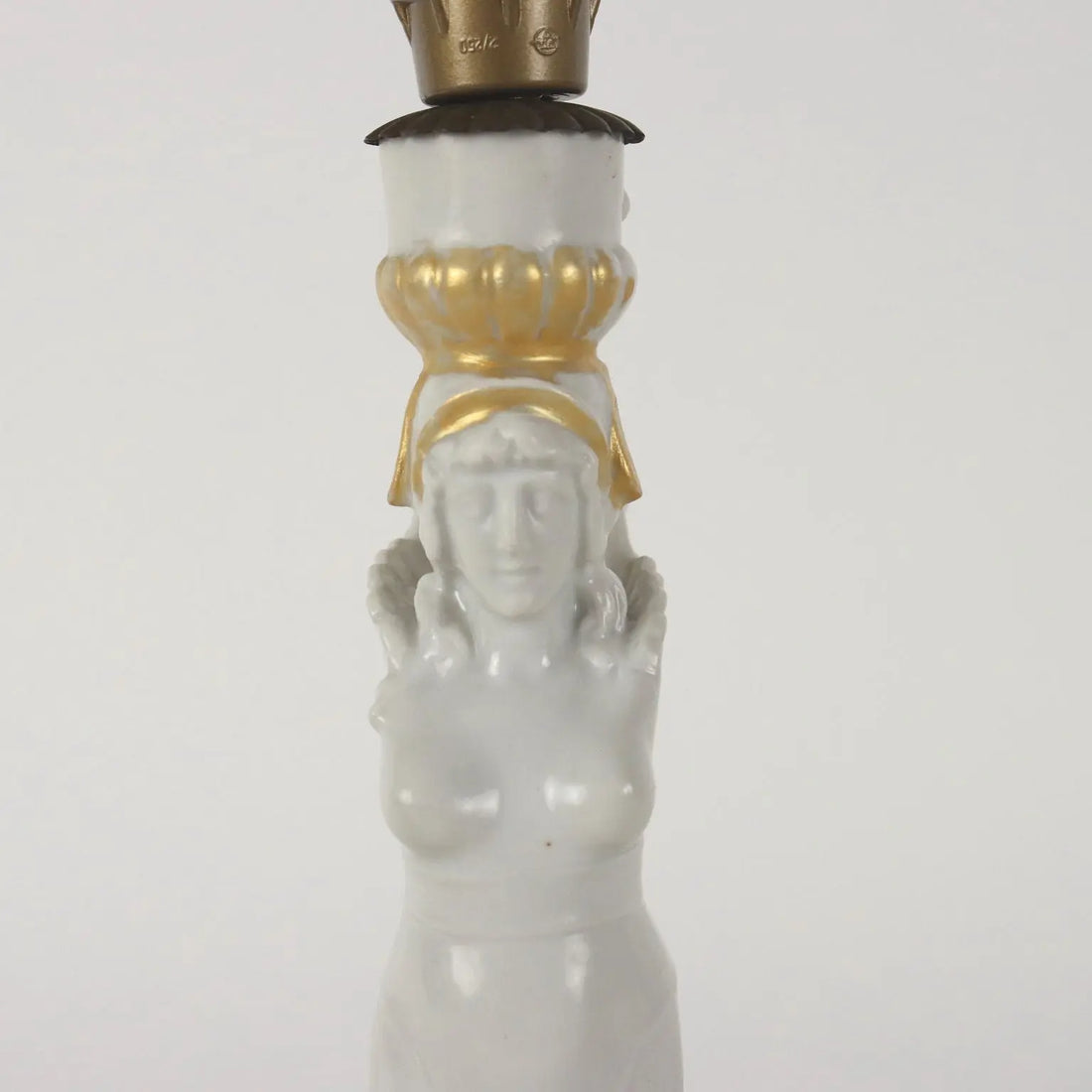 Pair of Neoclassical Style Lamps Porcelain Italy XX Century - Italy 20th century | Antiques | Ceramics Products