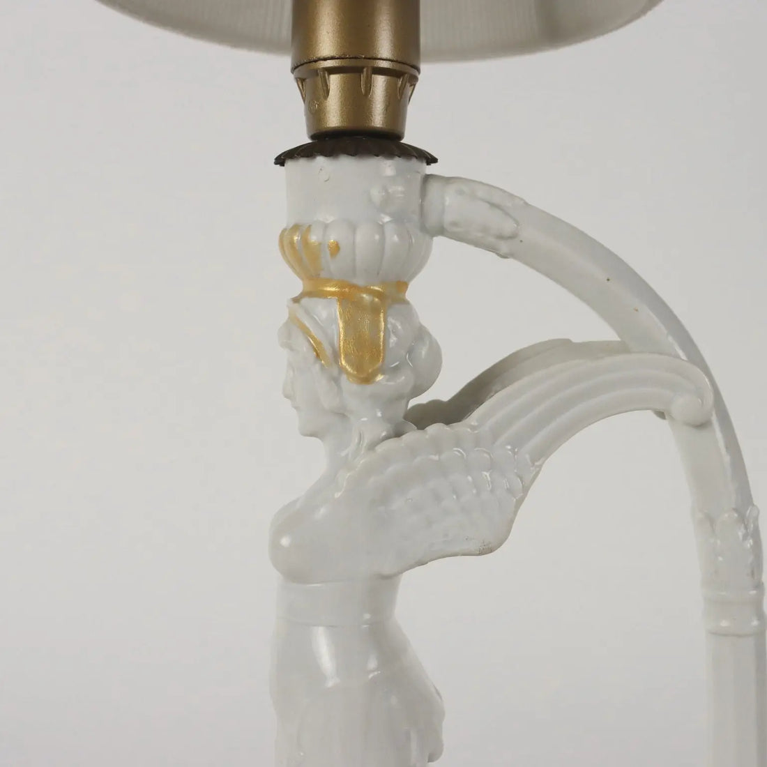 Pair of Neoclassical Style Lamps Porcelain Italy XX Century - Italy 20th century | Antiques | Ceramics Products
